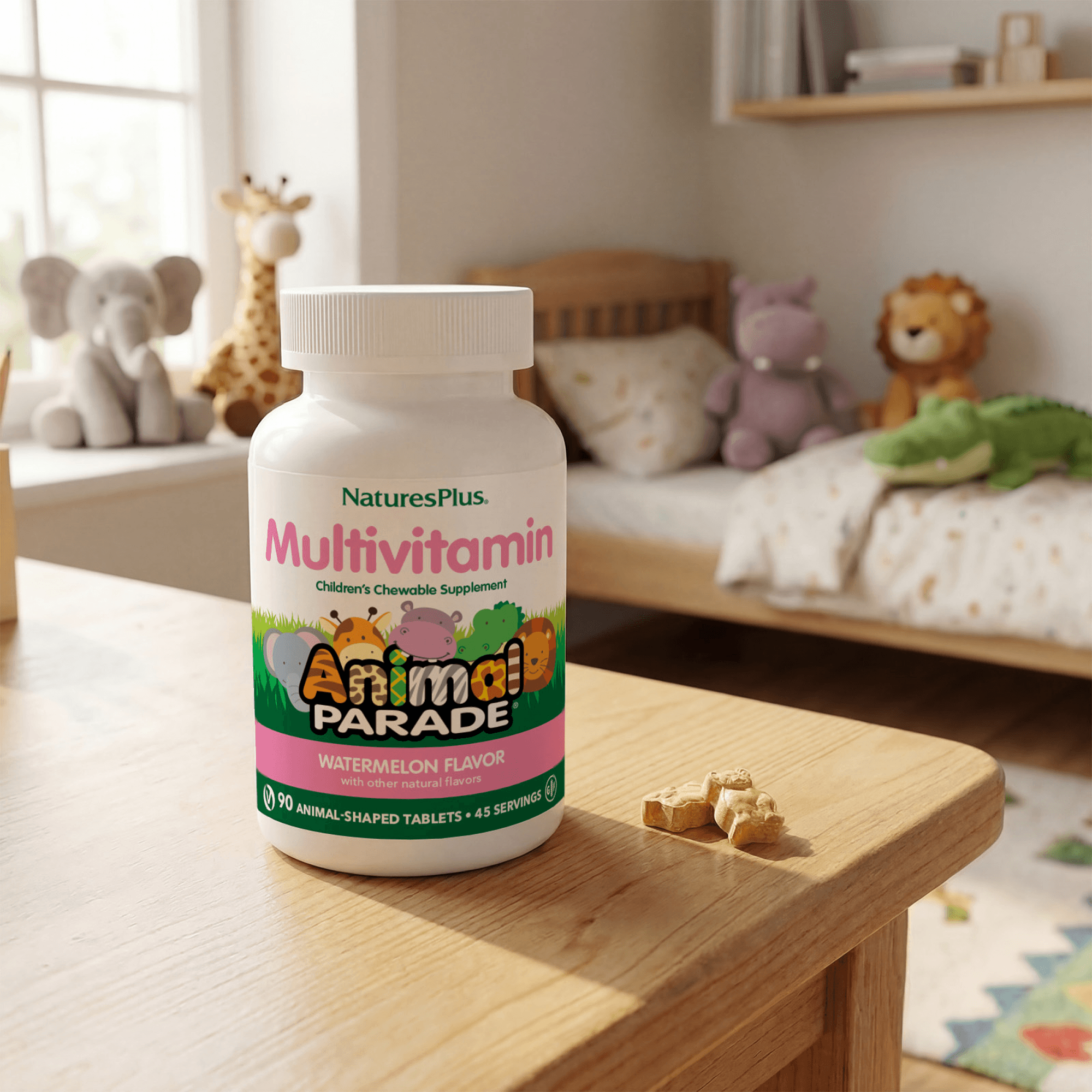 Animal Parade® Multivitamin Children’s Chewables - Watermelon - 90 Count