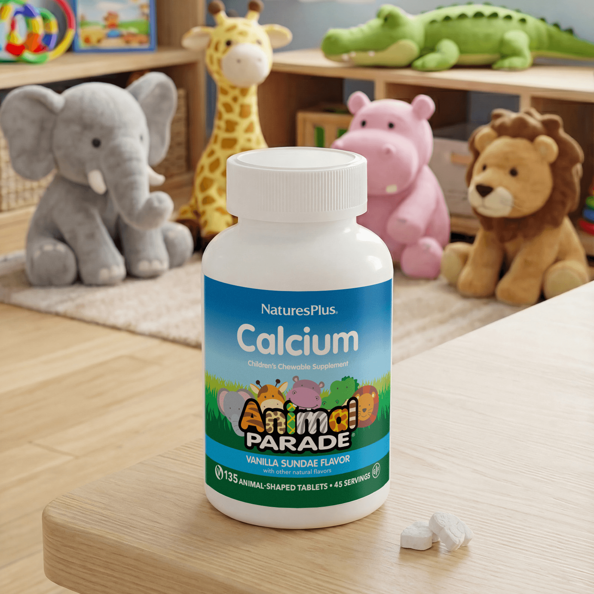 Animal Parade® Calcium Children’s Chewables - 135 Count
