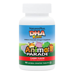Frontal product image of Animal Parade® DHA Kidz Children’s Chewables containing 90 Count