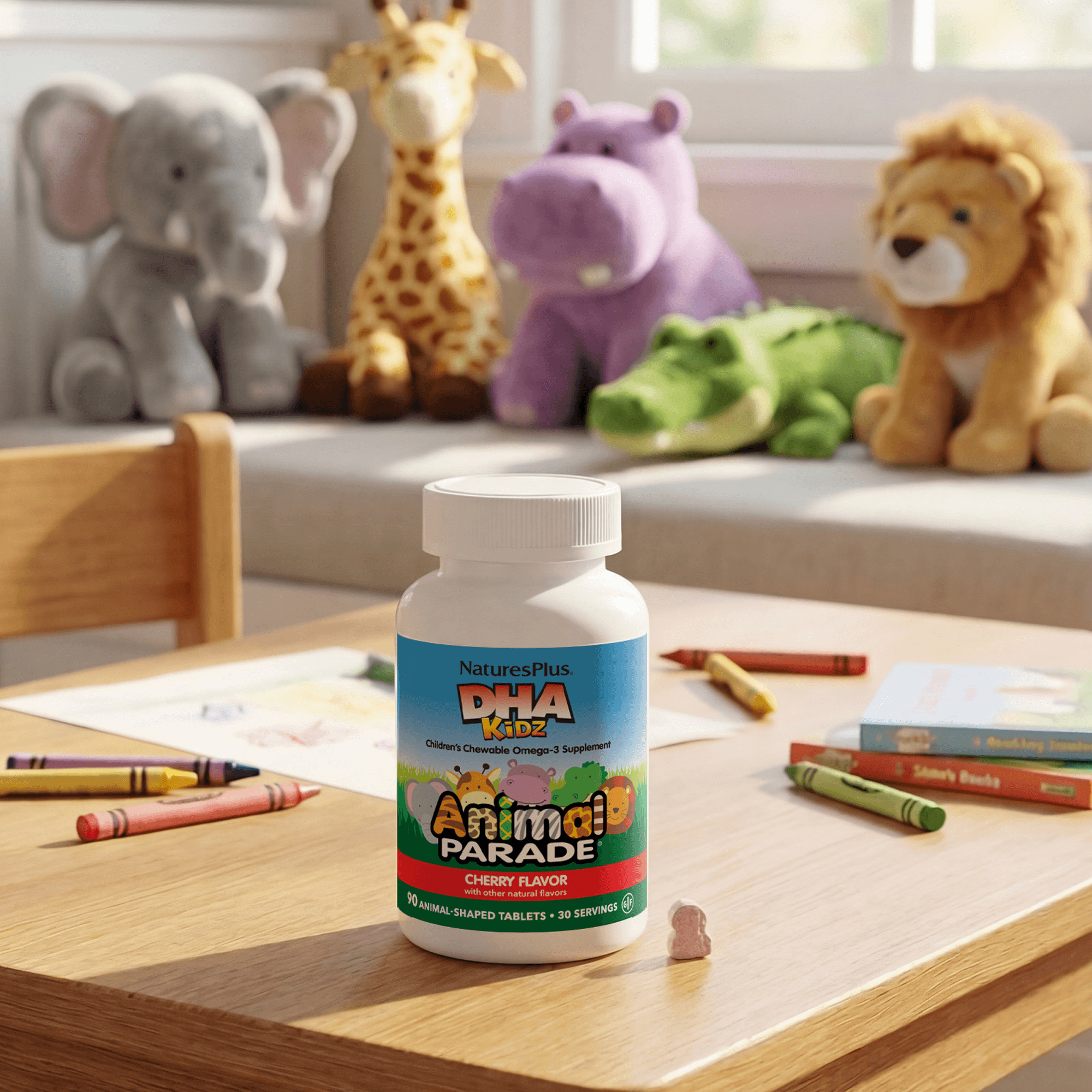 Animal Parade® DHA Kidz Children’s Chewables - 90 Count