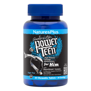 Source of Life® POWER TEEN® For Him Chewables - 60 Count