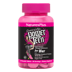 Source of Life® POWER TEEN® For Her Chewables - 60 Count