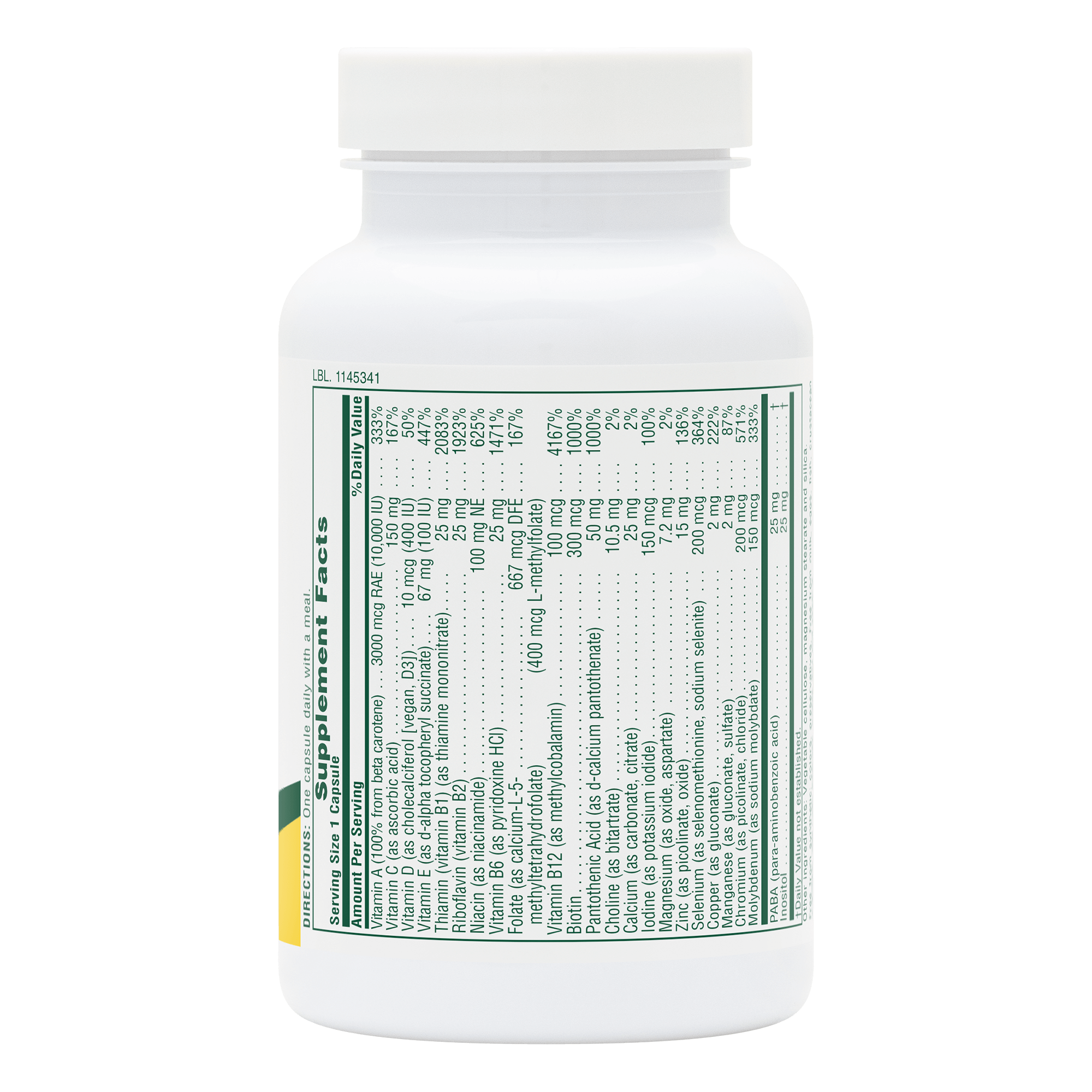 Ultra One® Daily Iron-Free Capsules - 60 Count