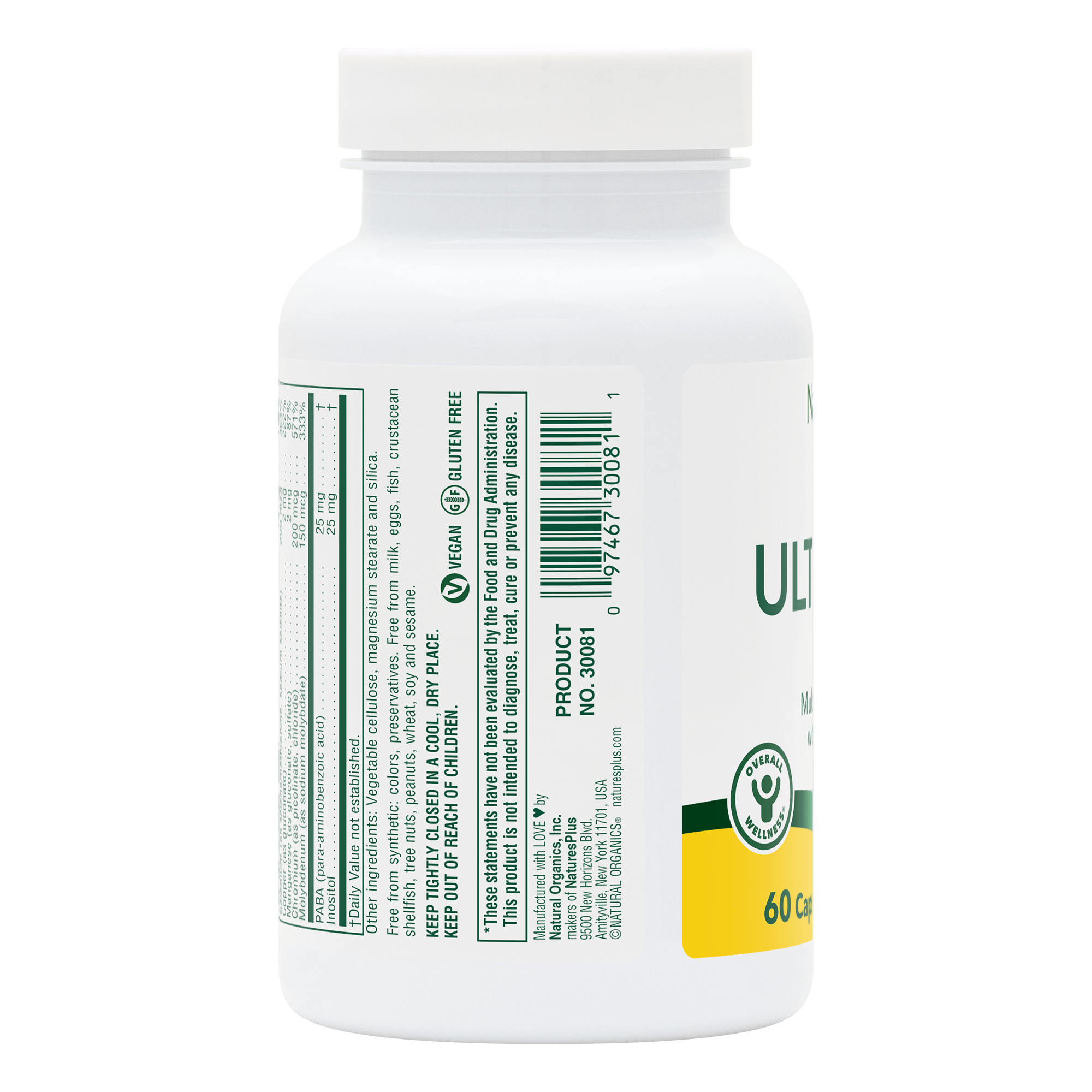 Ultra One® Daily Iron-Free Capsules - 60 Count