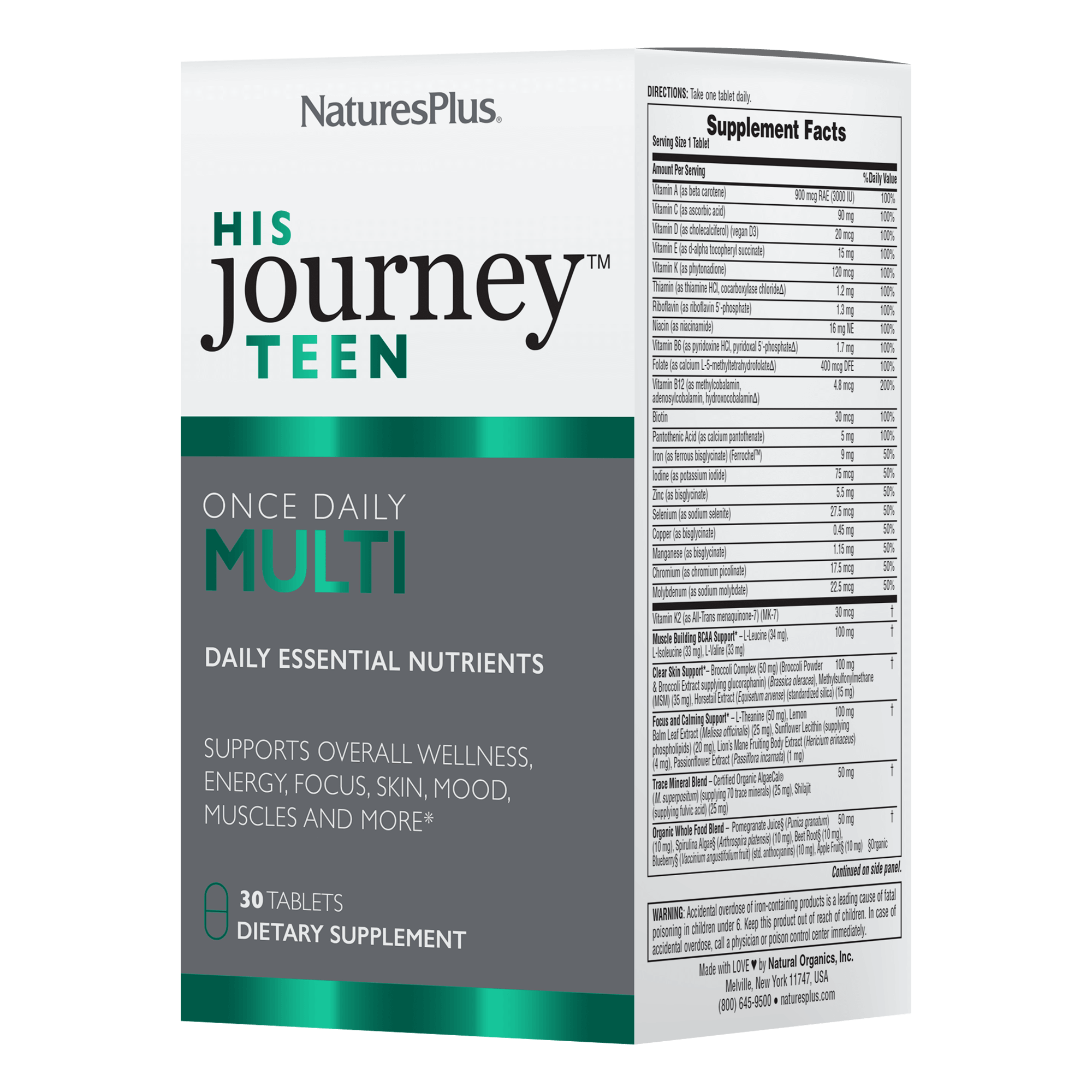 His Journey™ Teen - 30 Count