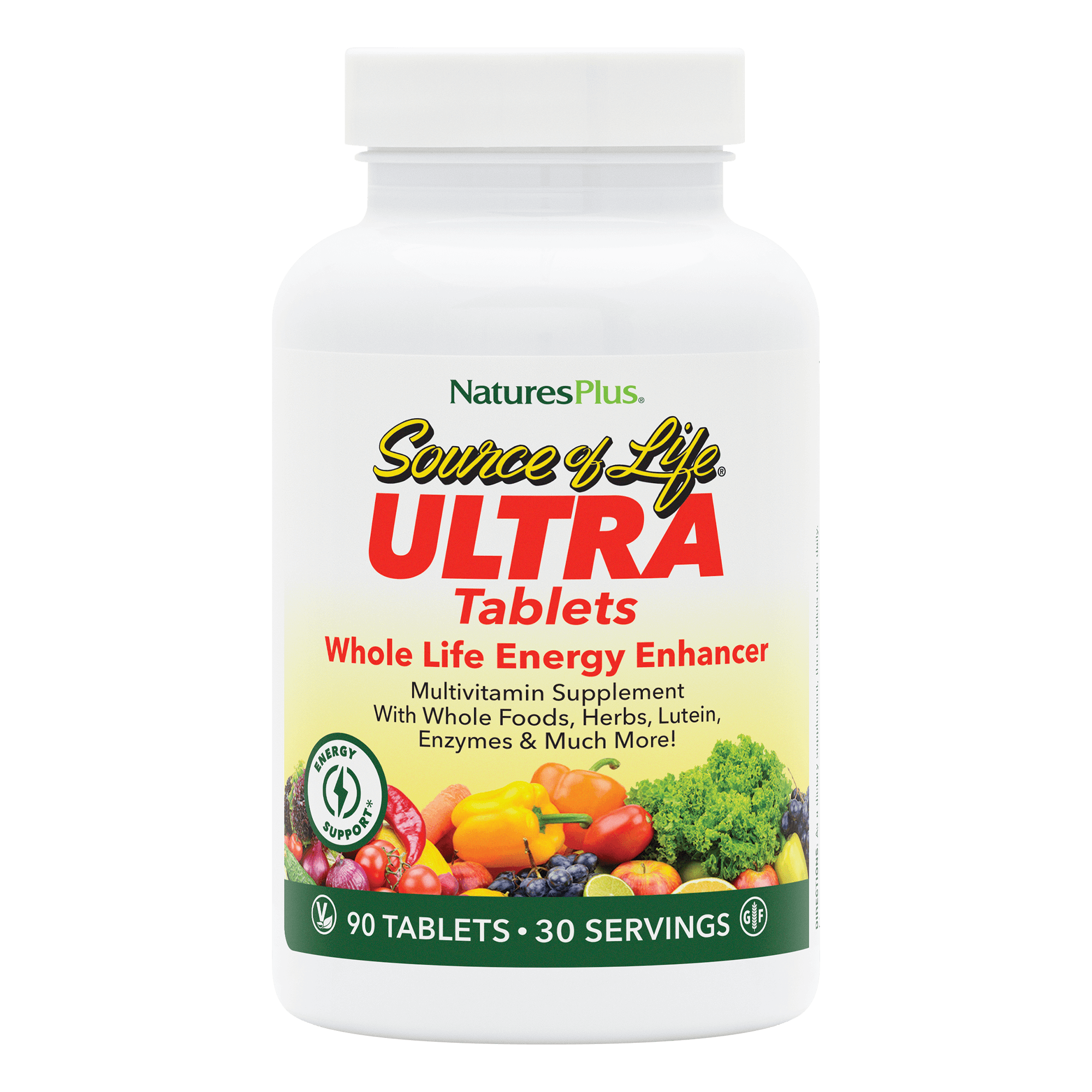 Ultra Source of Life® with Lutein Multivitamin Tablets - 90 Count