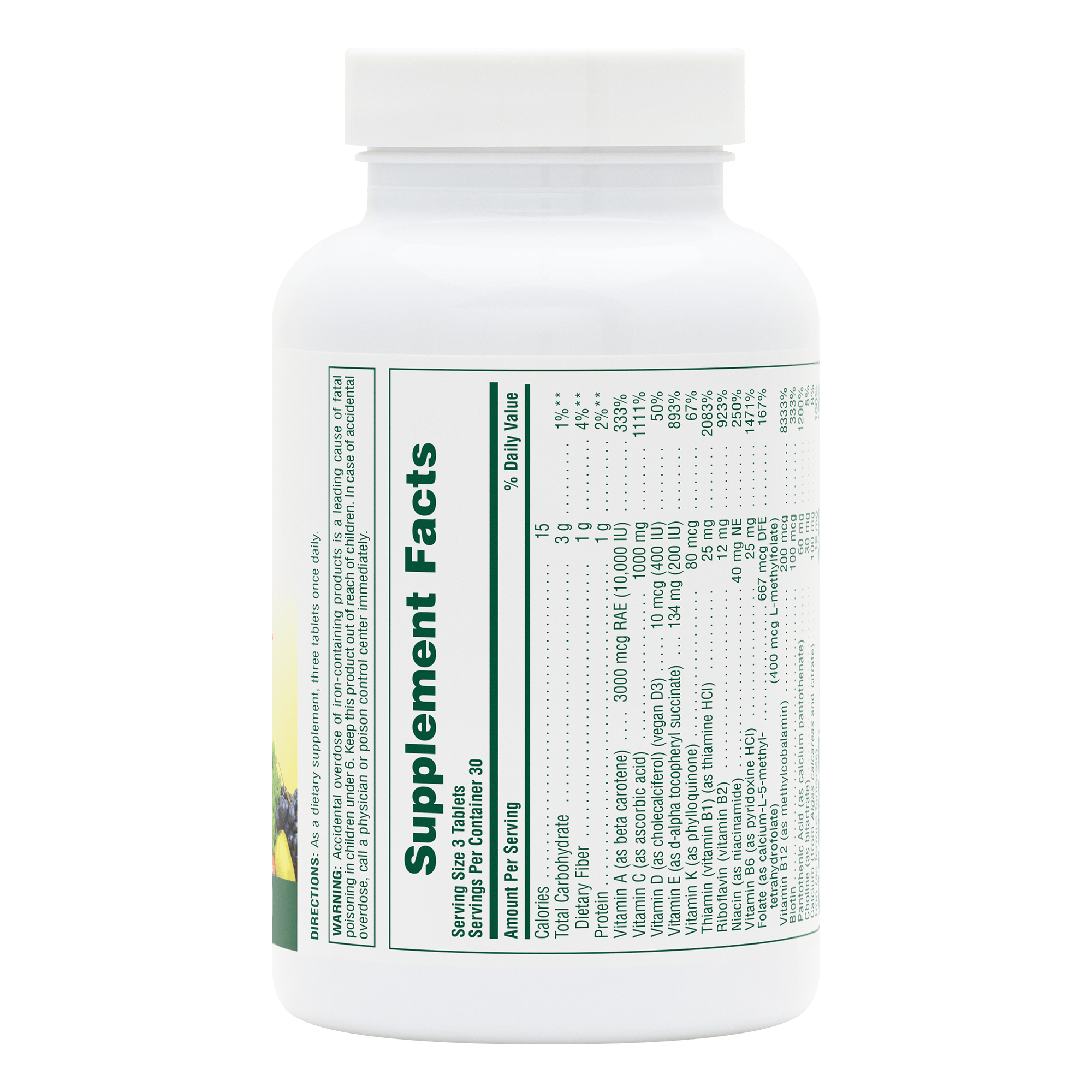 Ultra Source of Life® with Lutein Multivitamin Tablets - 90 Count