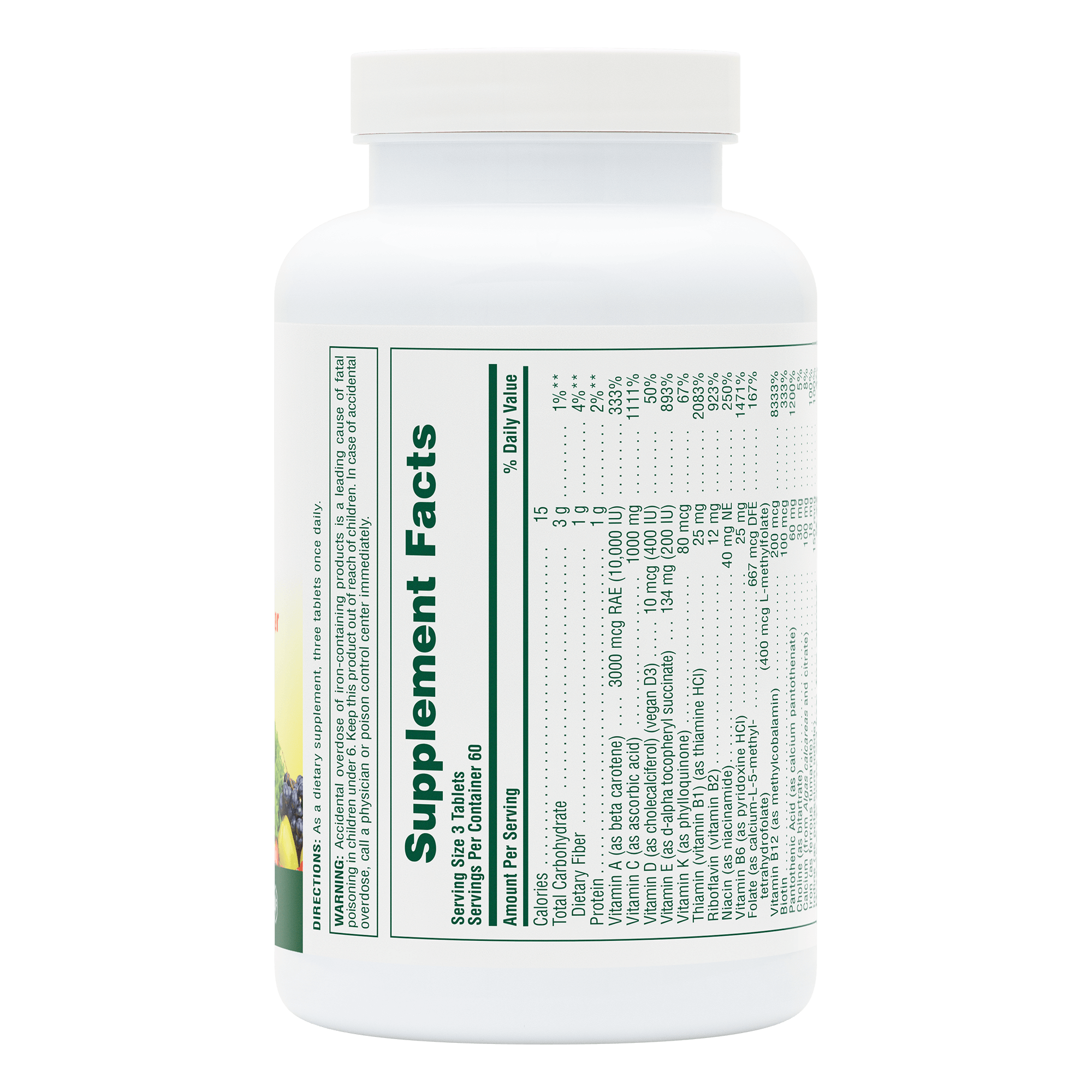 Ultra Source of Life® with Lutein Multivitamin Tablets - 180 Count