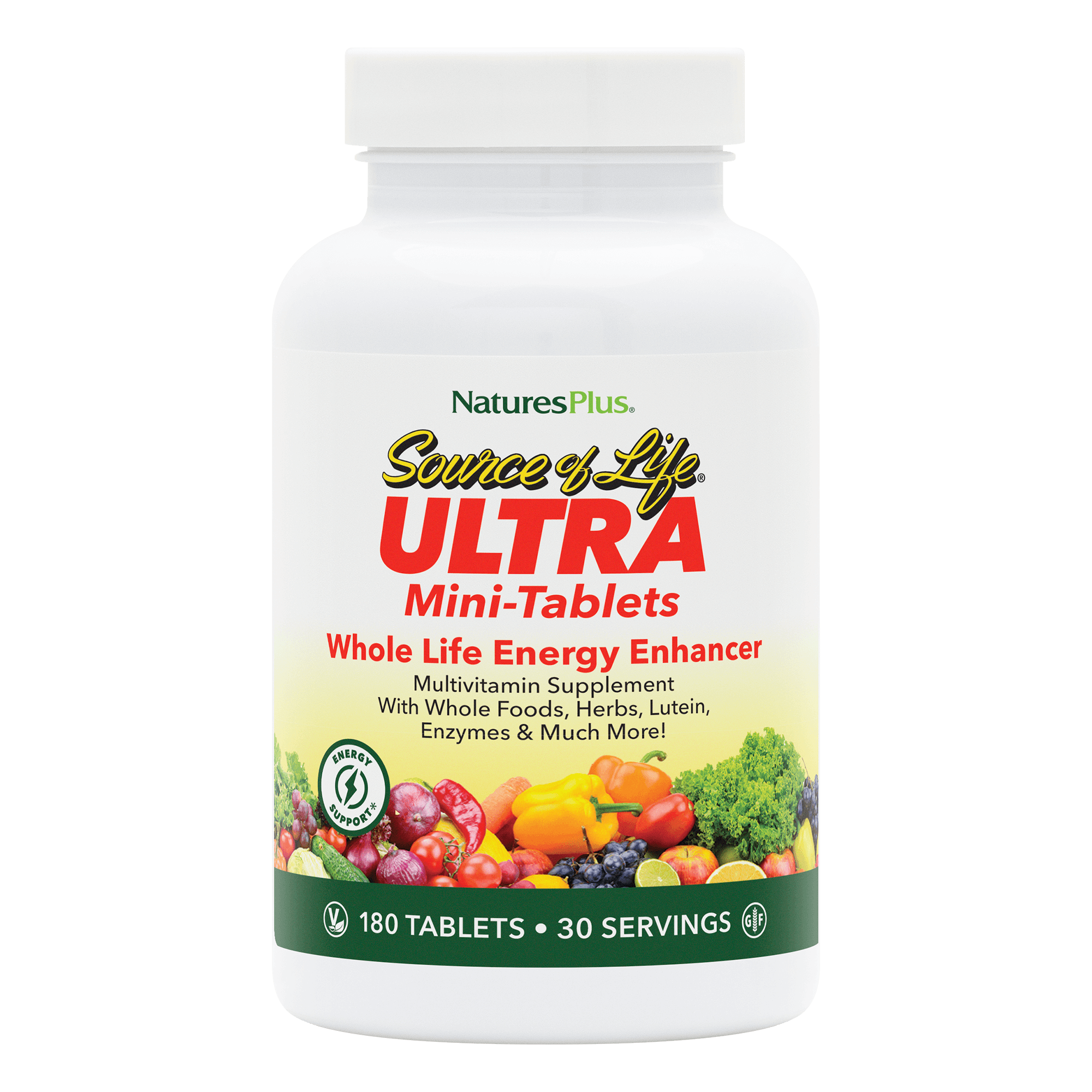 Ultra Source of Life® with Lutein Multivitamin Mini-Tabs - 180 Count