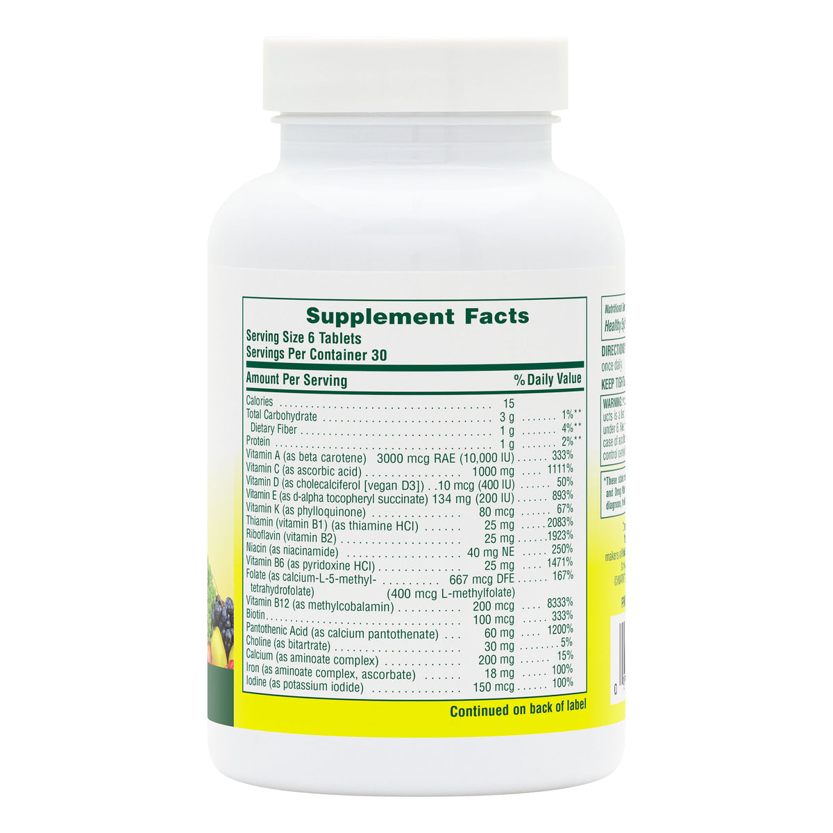 product image of Ultra Source of Life® with Lutein Multivitamin Mini-Tabs containing 180 Count