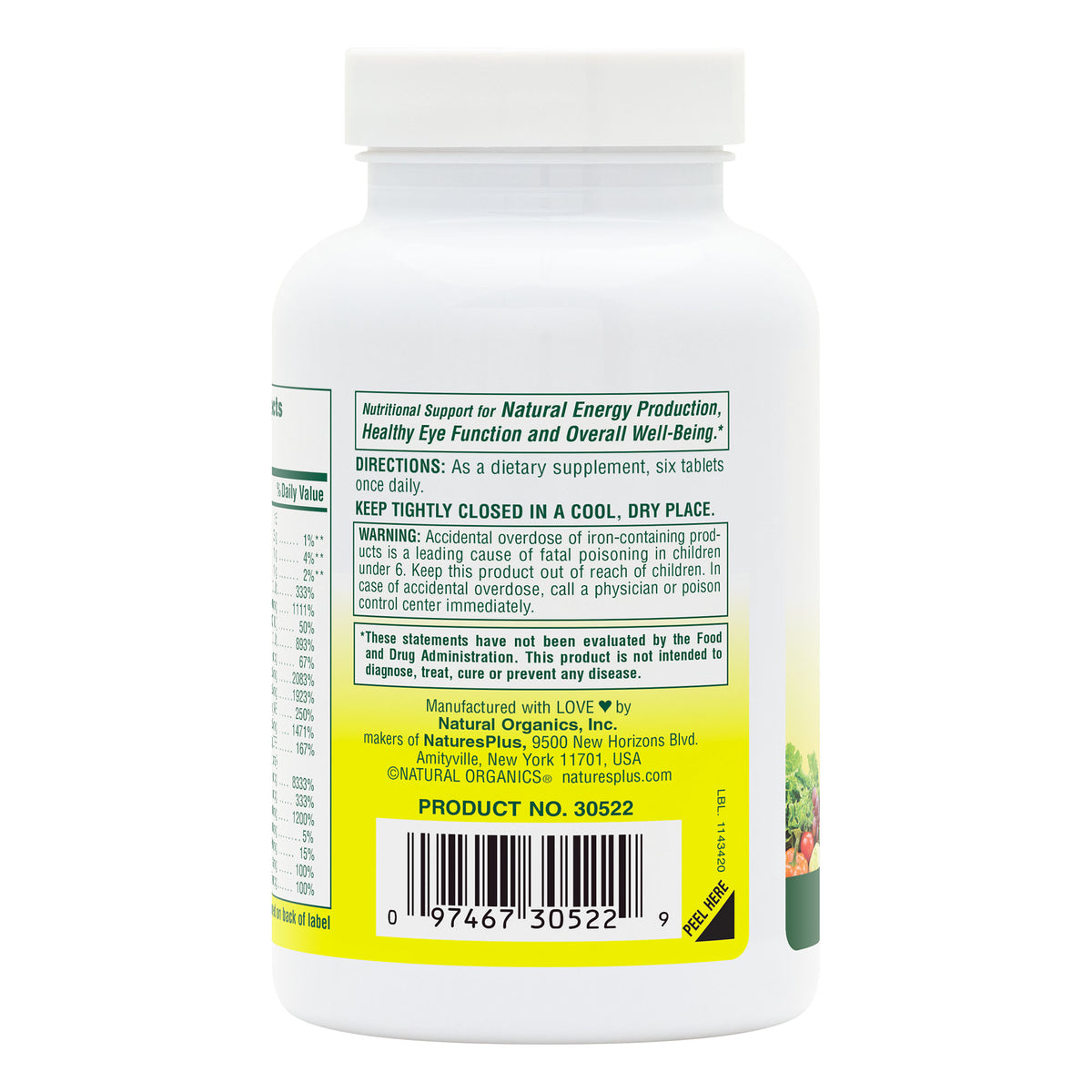product image of Ultra Source of Life® with Lutein Multivitamin Mini-Tabs containing 180 Count