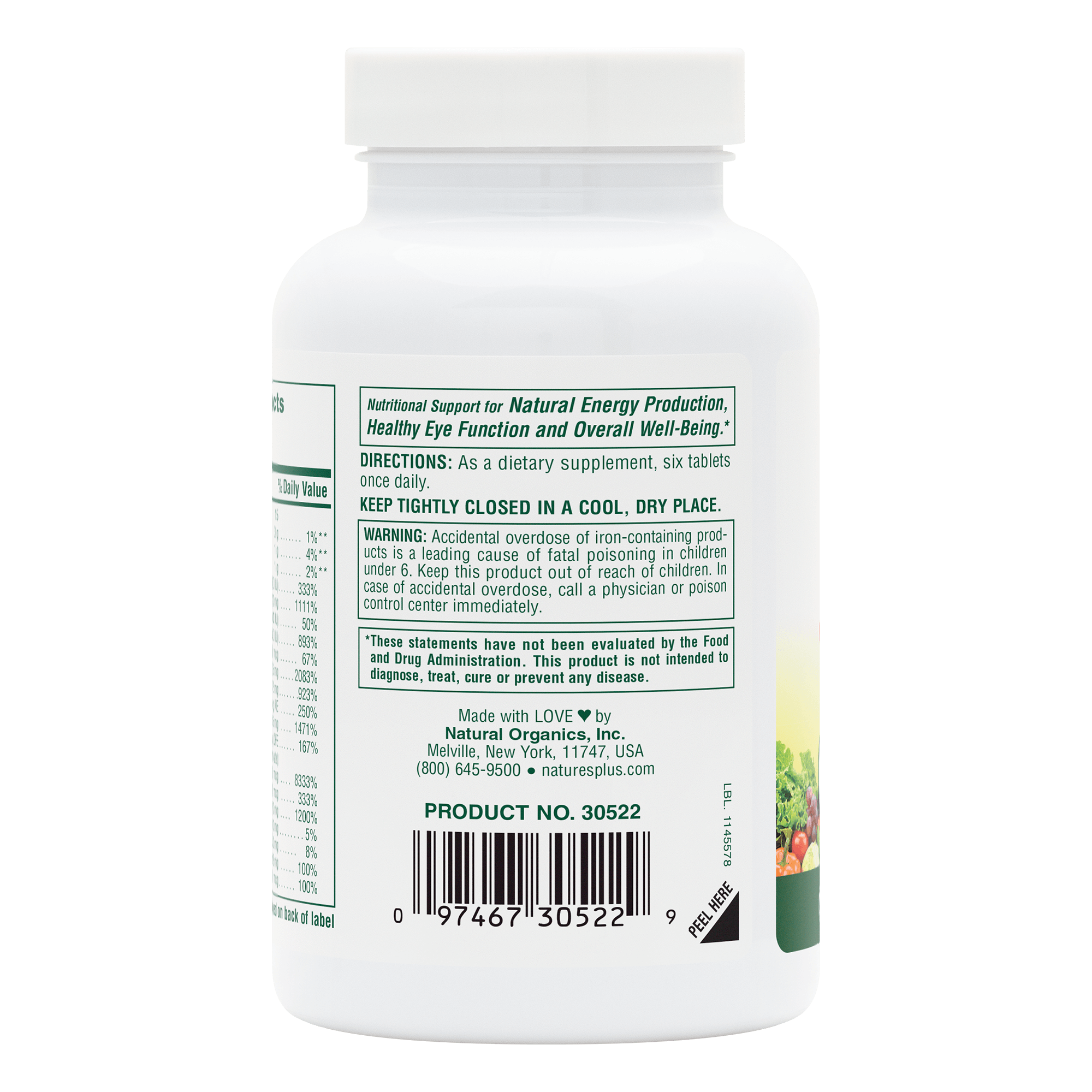 Ultra Source of Life® with Lutein Multivitamin Mini-Tabs - 180 Count