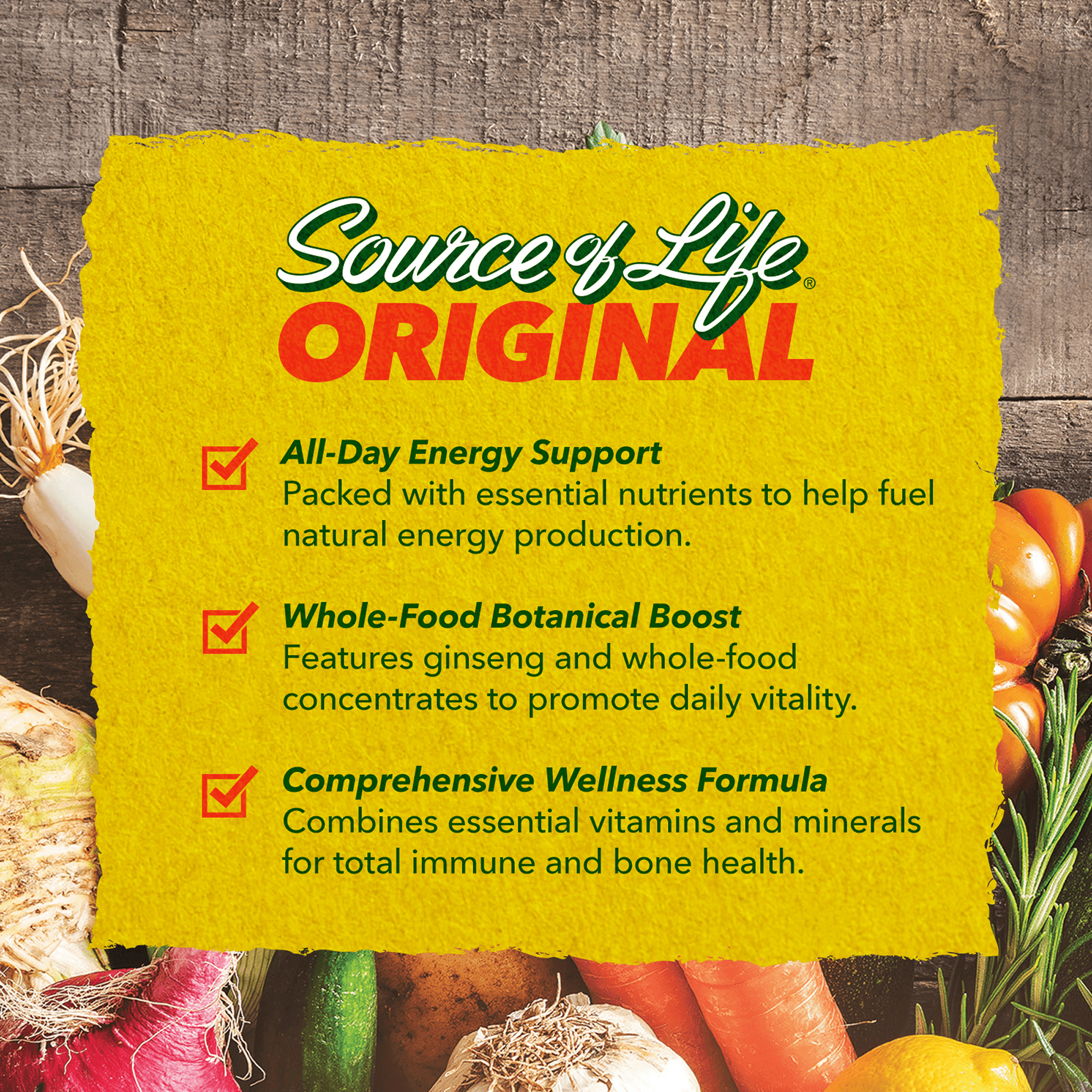 Source of Life® Multivitamin Tablets - 30 Count