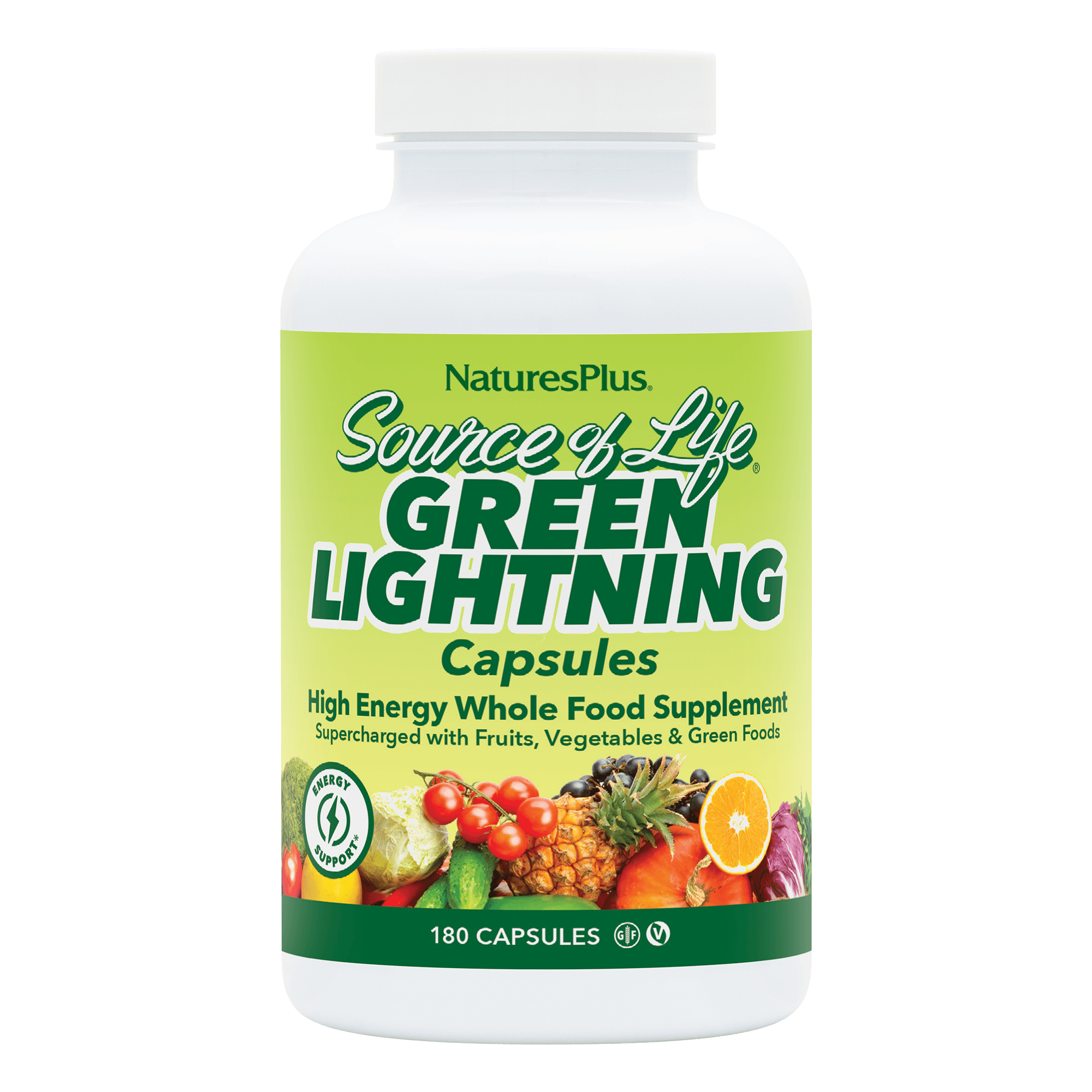 Source of Life® Green Lightning® Capsules - 180 Count