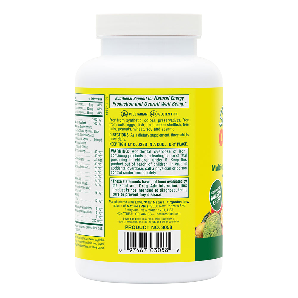 product image of Source of Life® Multivitamin Tablets containing 180 Count