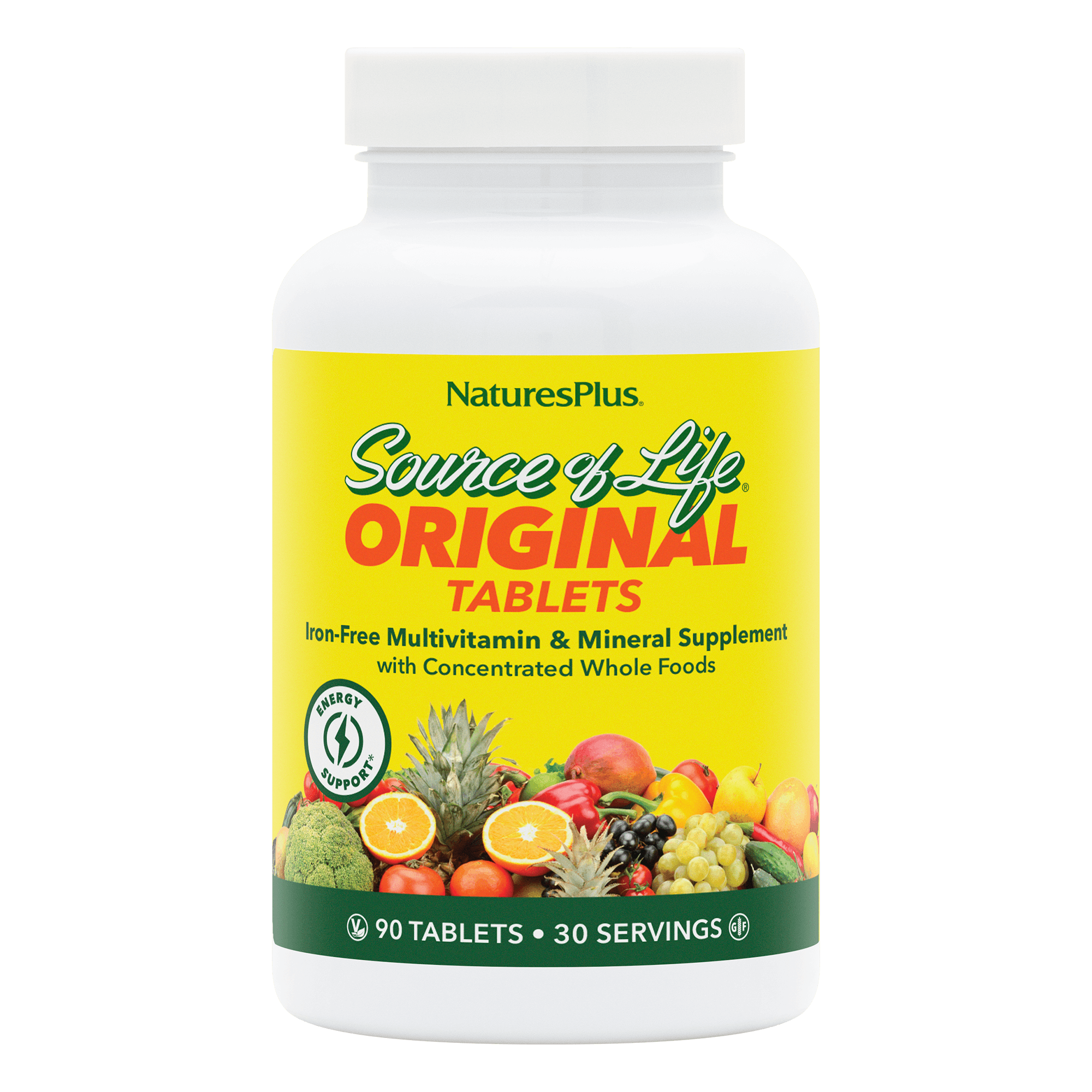 Source of Life® No-Iron Multivitamin Tablets - 90 Count