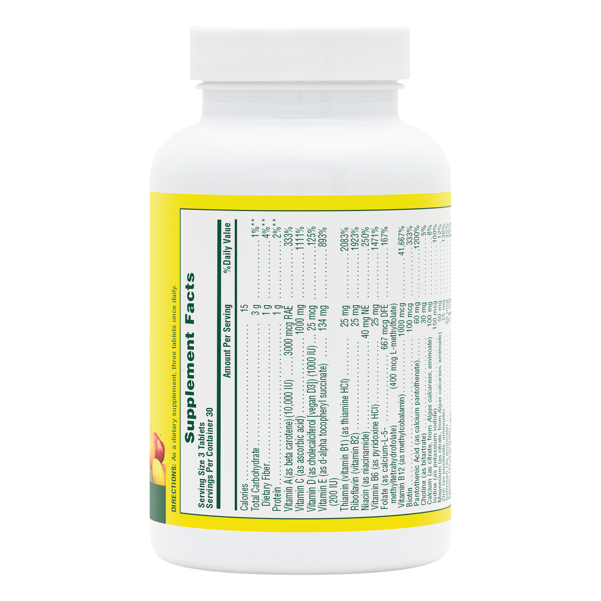 Source of Life® No-Iron Multivitamin Tablets - 90 Count