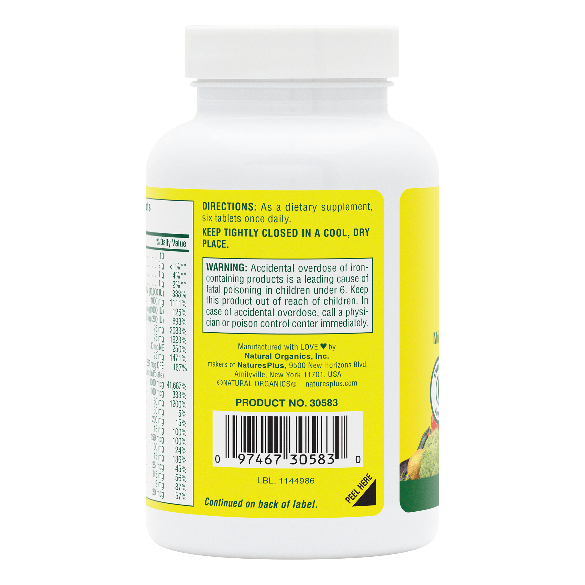 Source of Life® Multivitamin Mini-Tabs - 180 Count