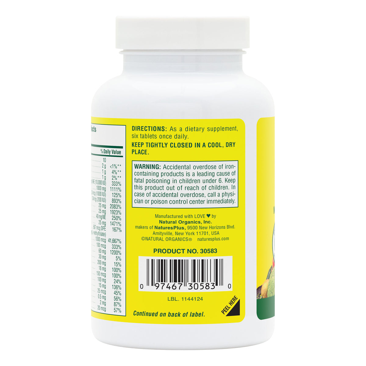 product image of Source of Life® Multivitamin Mini-Tabs containing 180 Count