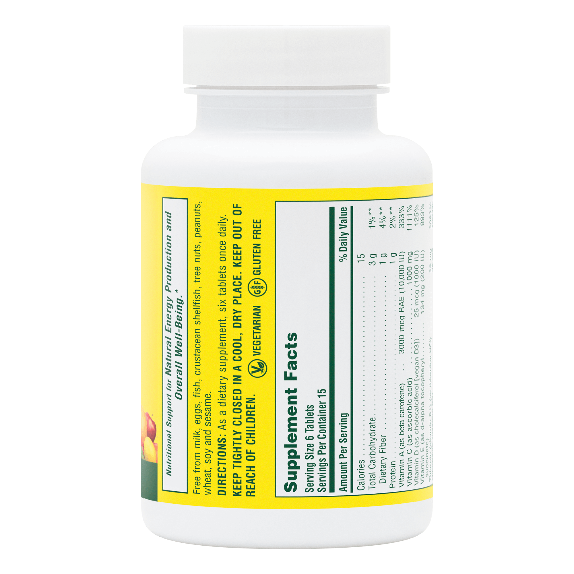 Source of Life® Multivitamin No-Iron Mini-Tabs - 90 Count