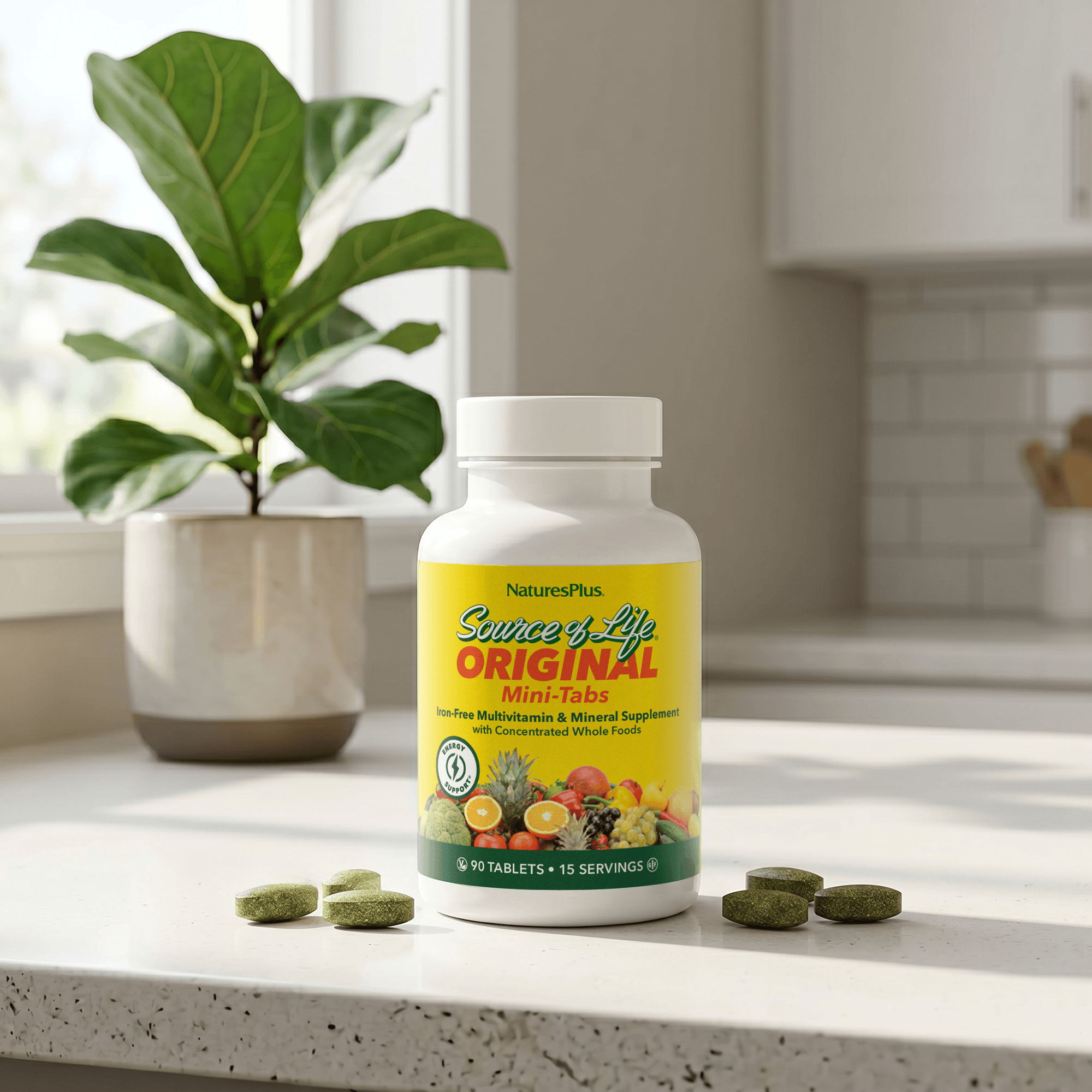 Source of Life® Multivitamin No-Iron Mini-Tabs - 90 Count