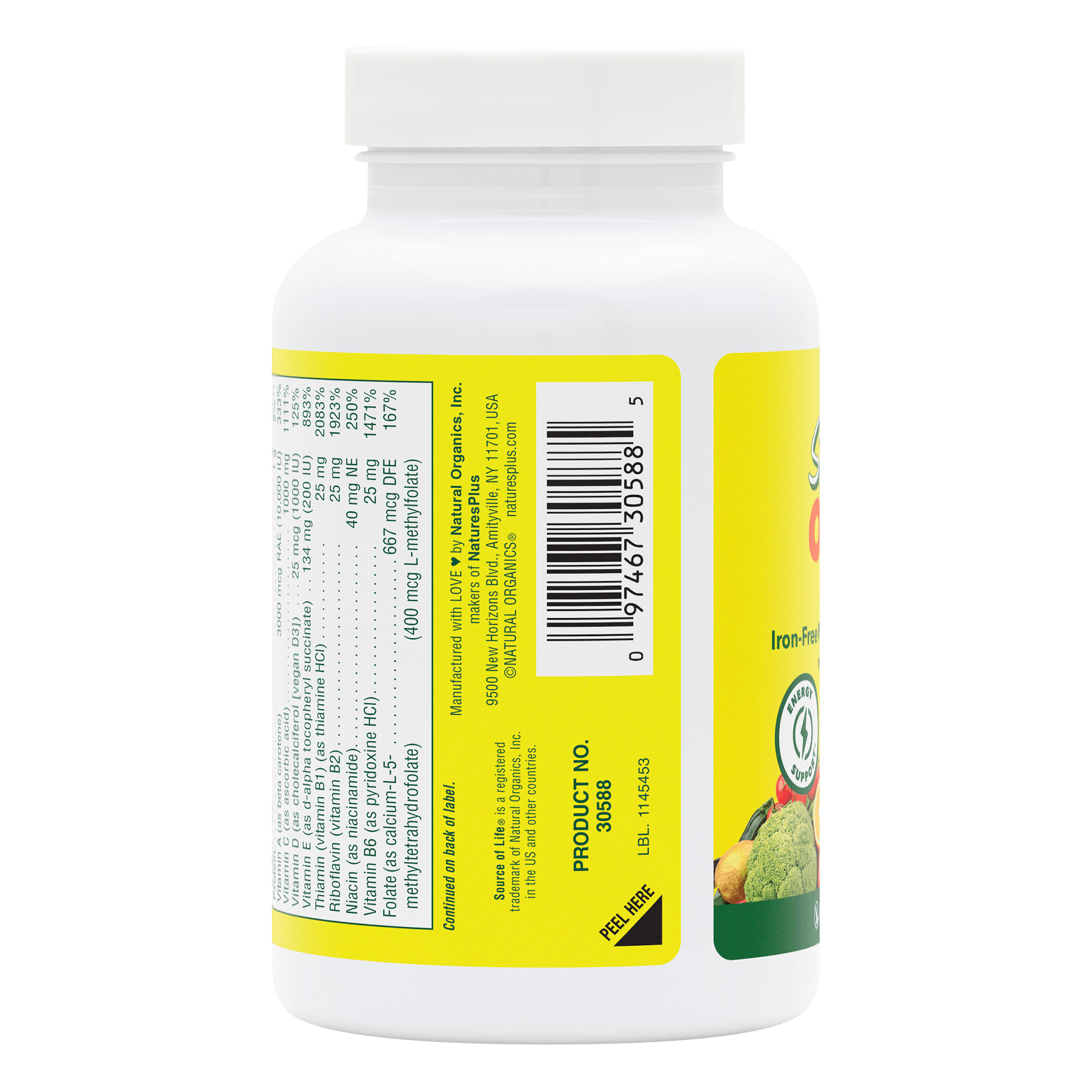 Source of Life® Multivitamin No-Iron Mini-Tabs - 180 Count