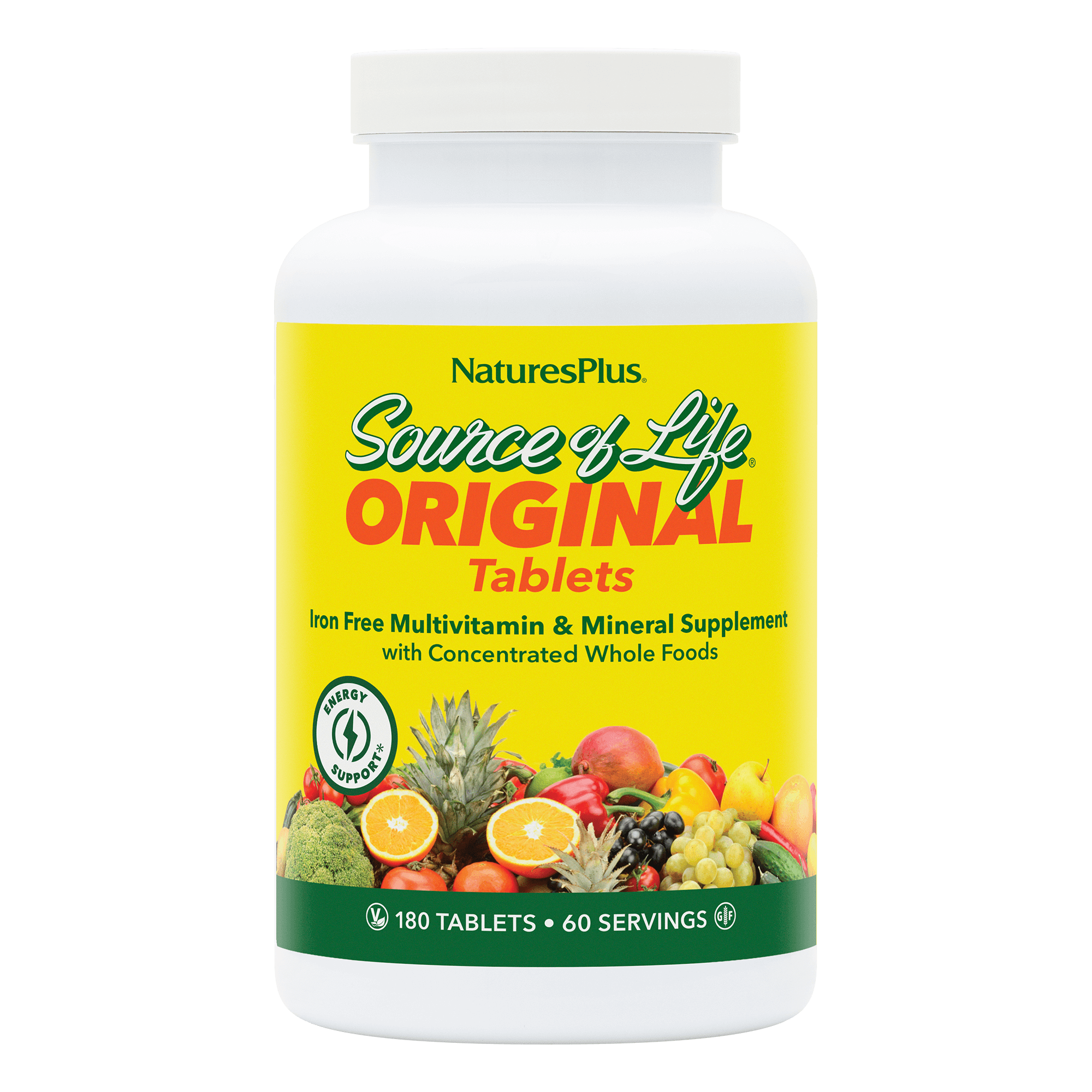 Source of Life® No-Iron Multivitamin Tablets - 180 Count