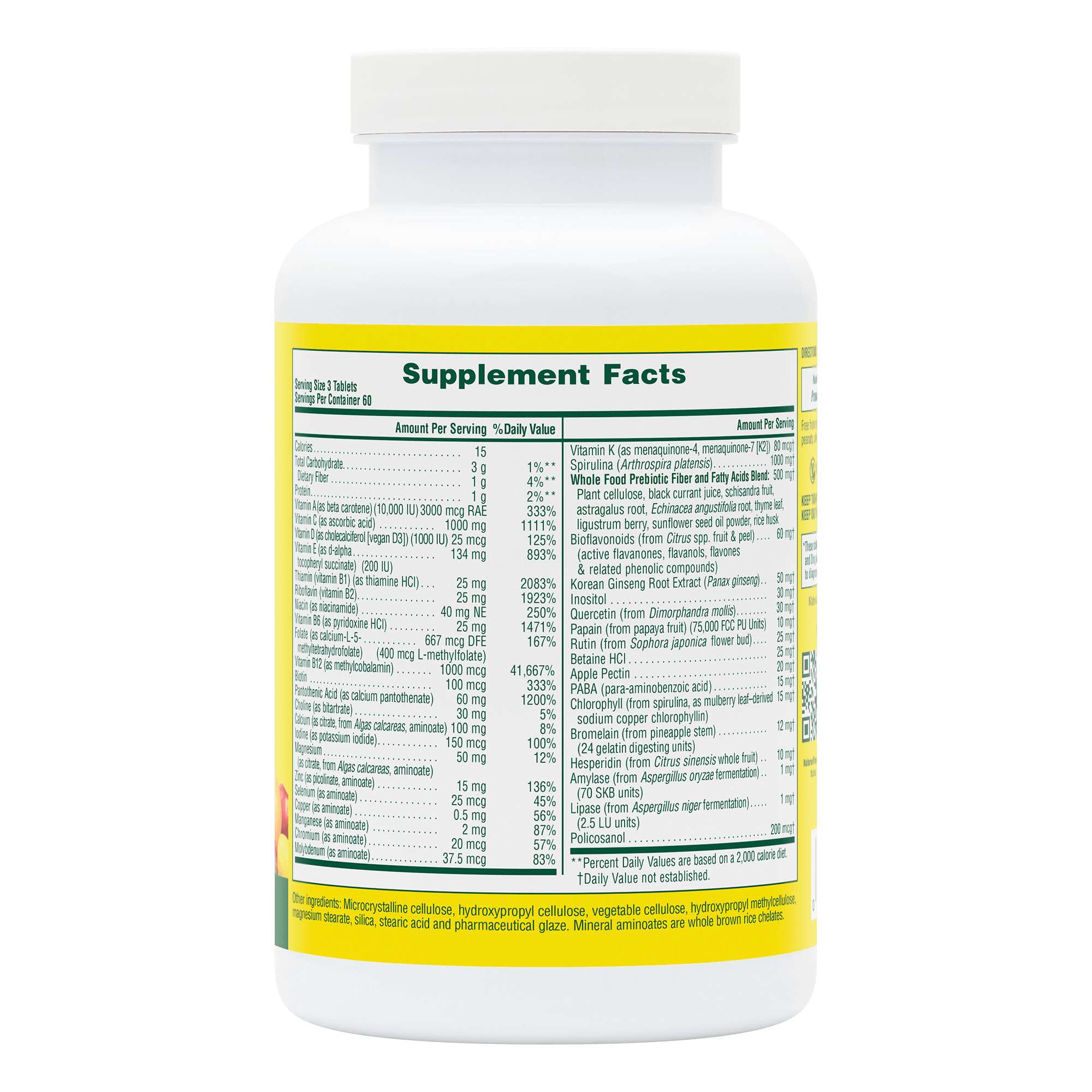 Source of Life® No-Iron Multivitamin Tablets - 180 Count