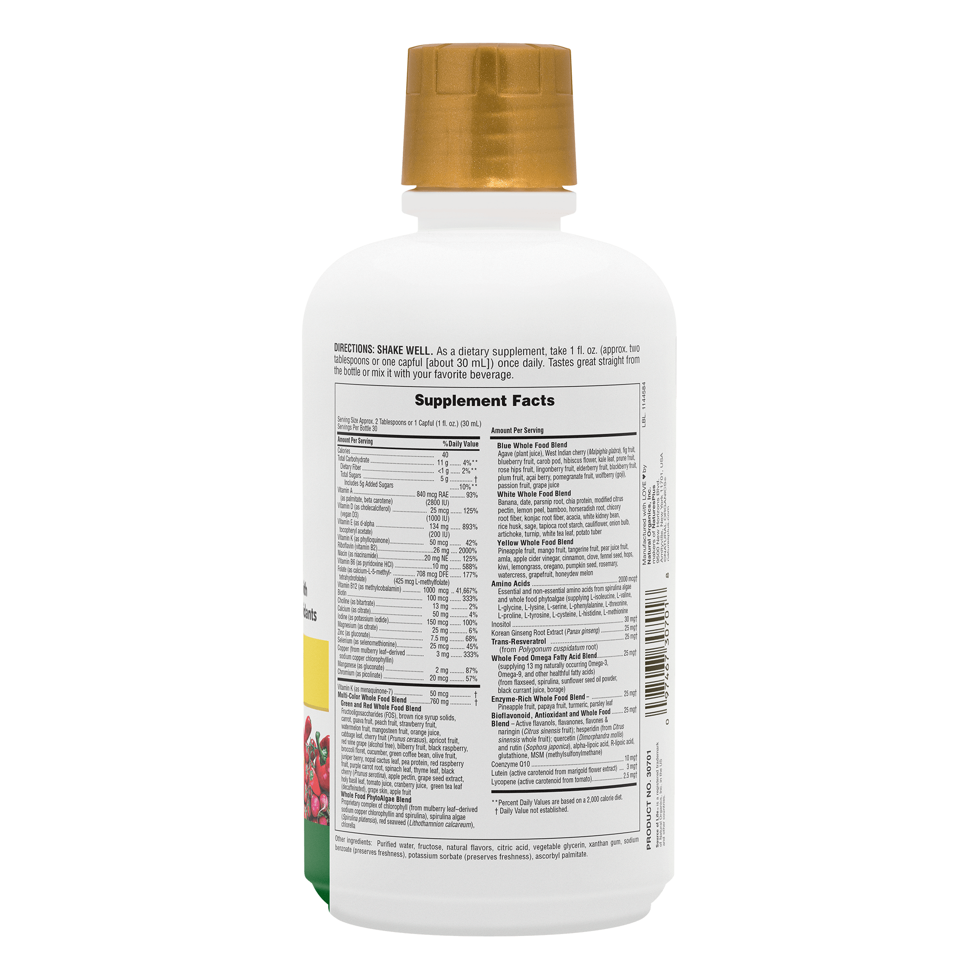 Source of Life® GOLD Multivitamin Liquid - 30 FL OZ