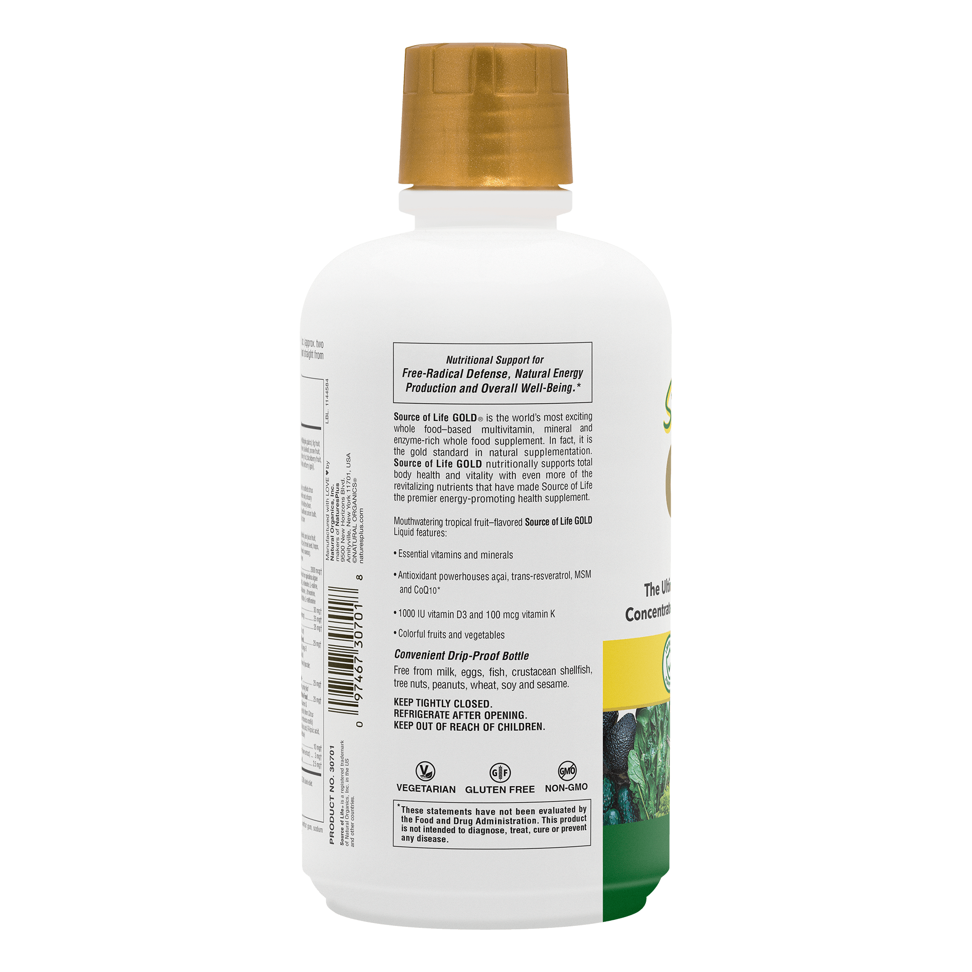 Source of Life® GOLD Multivitamin Liquid - 30 FL OZ