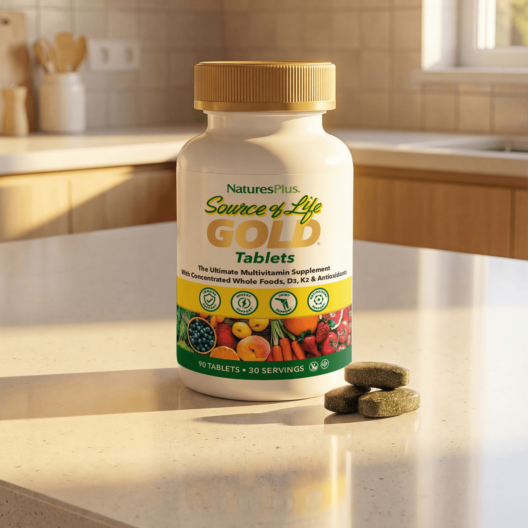 Source of Life® GOLD Multivitamin Tablets - 90 Count