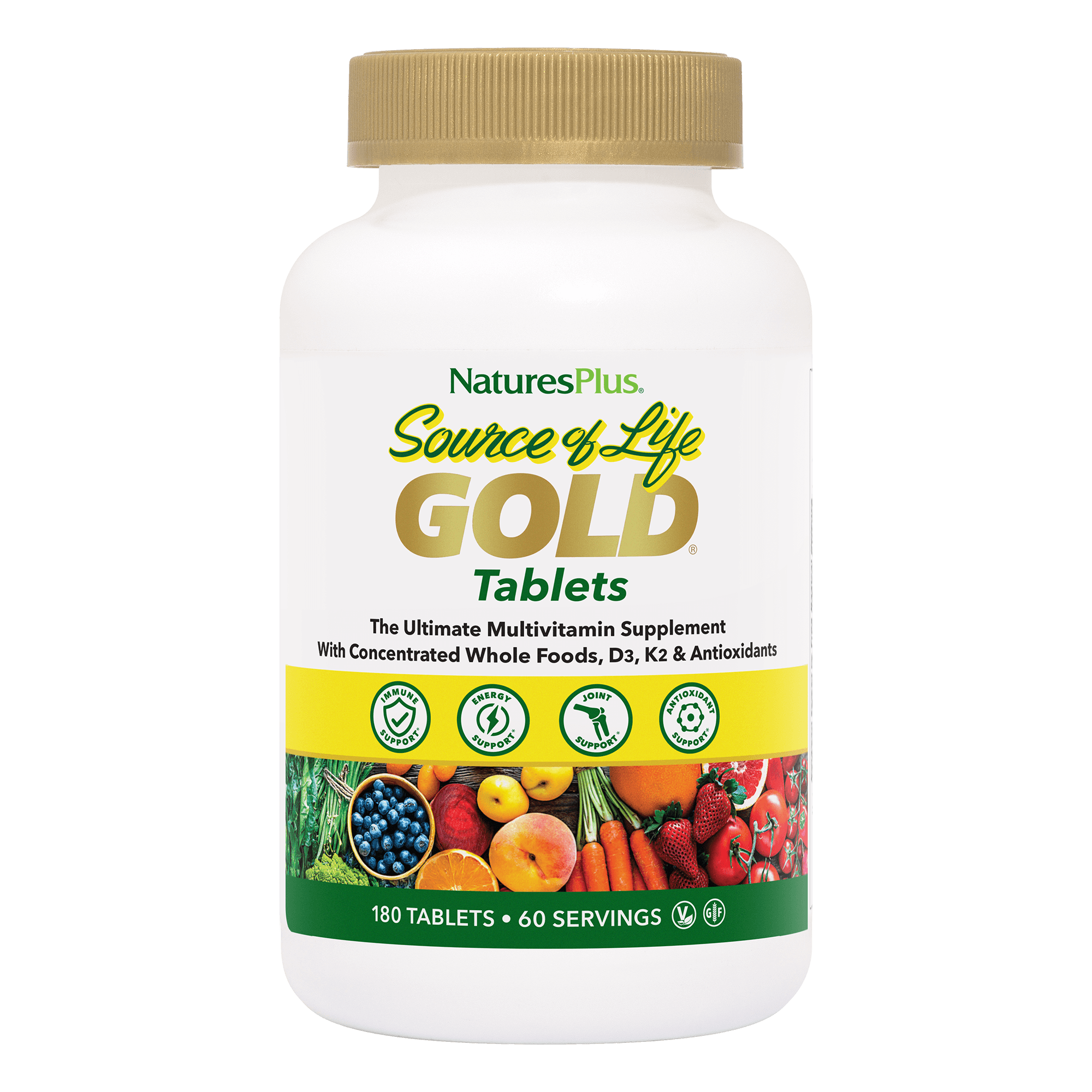 Source of Life® GOLD Multivitamin Tablets - 180 Count