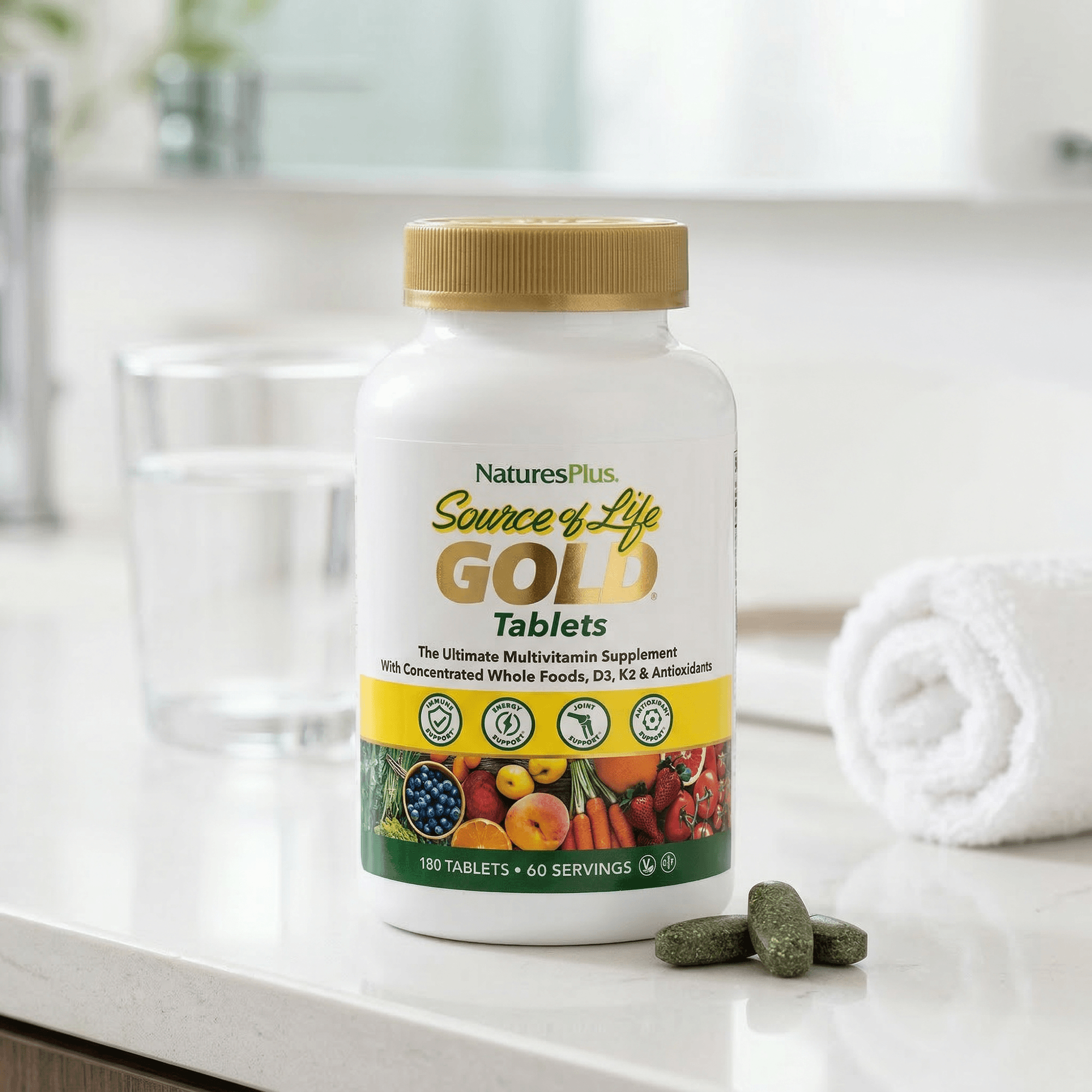 Source of Life® GOLD Multivitamin Tablets - 180 Count