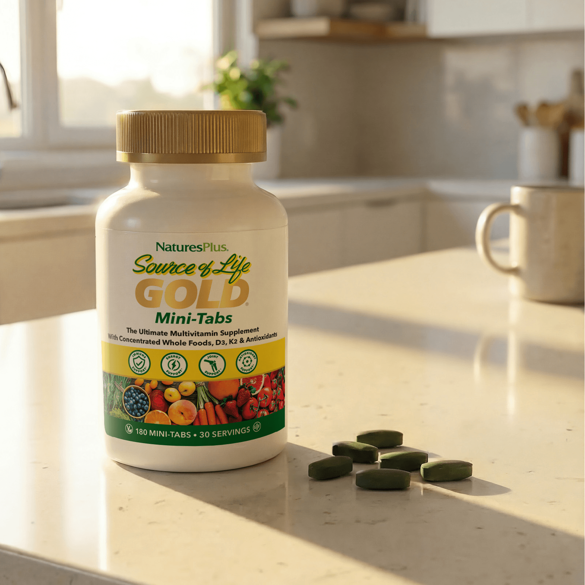 Source of Life® GOLD Multivitamin Mini-Tabs - 180 Count