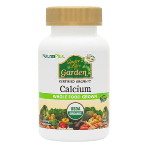 Frontal product image of Source of Life® Garden Calcium Capsules containing 120 Count