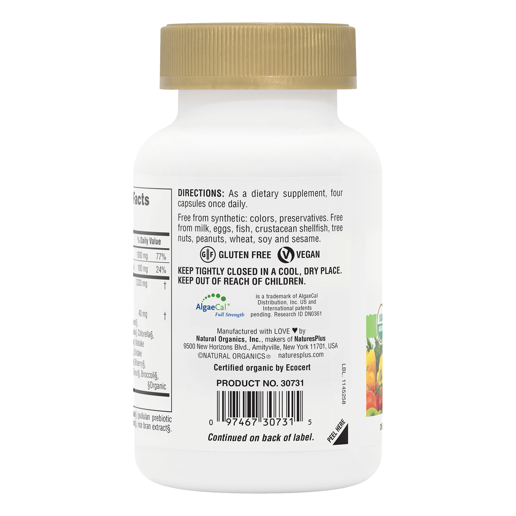 Source of Life® Garden Calcium Capsules - 120 Count