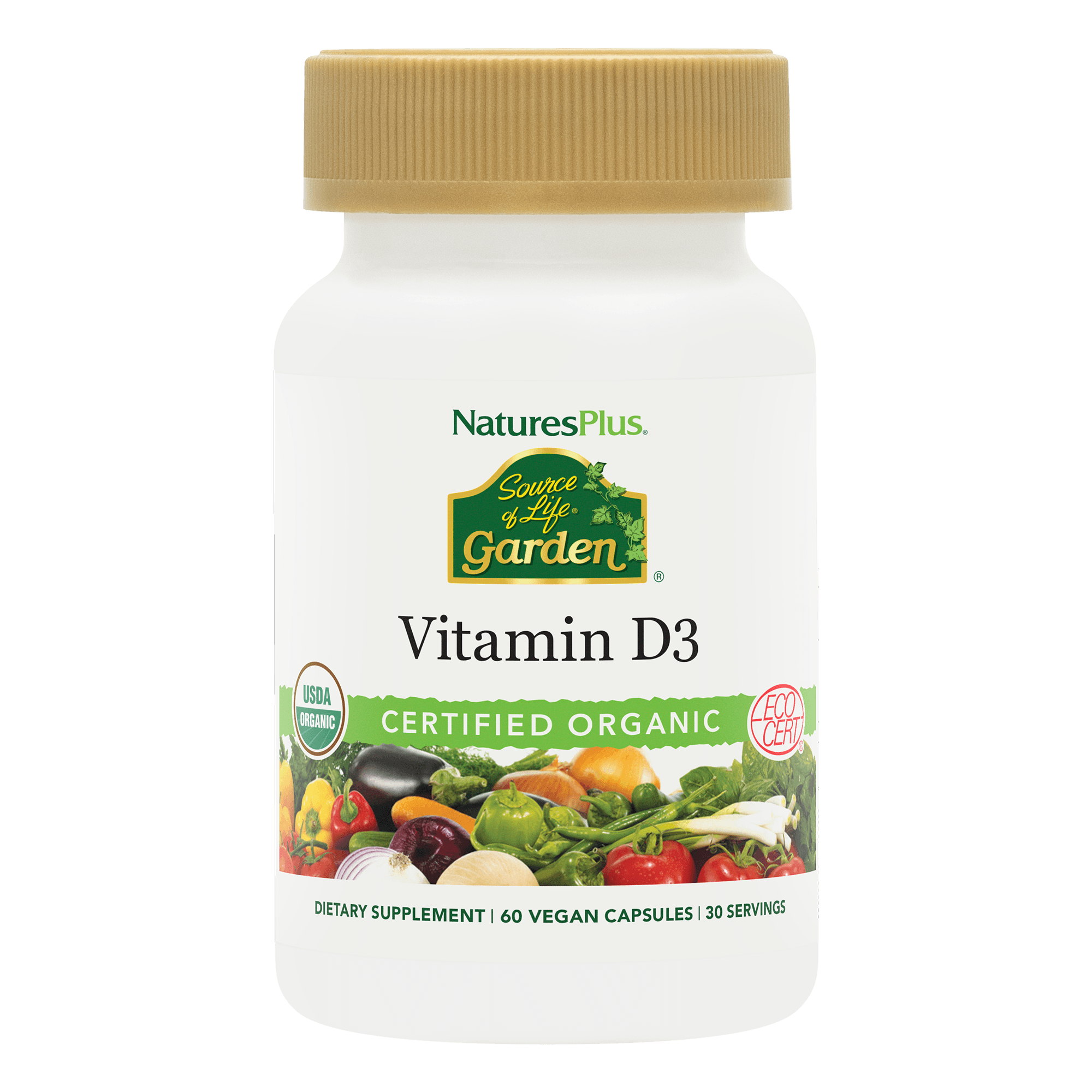 Source of Life® Garden Vitamin D3 Capsules - 60 Count