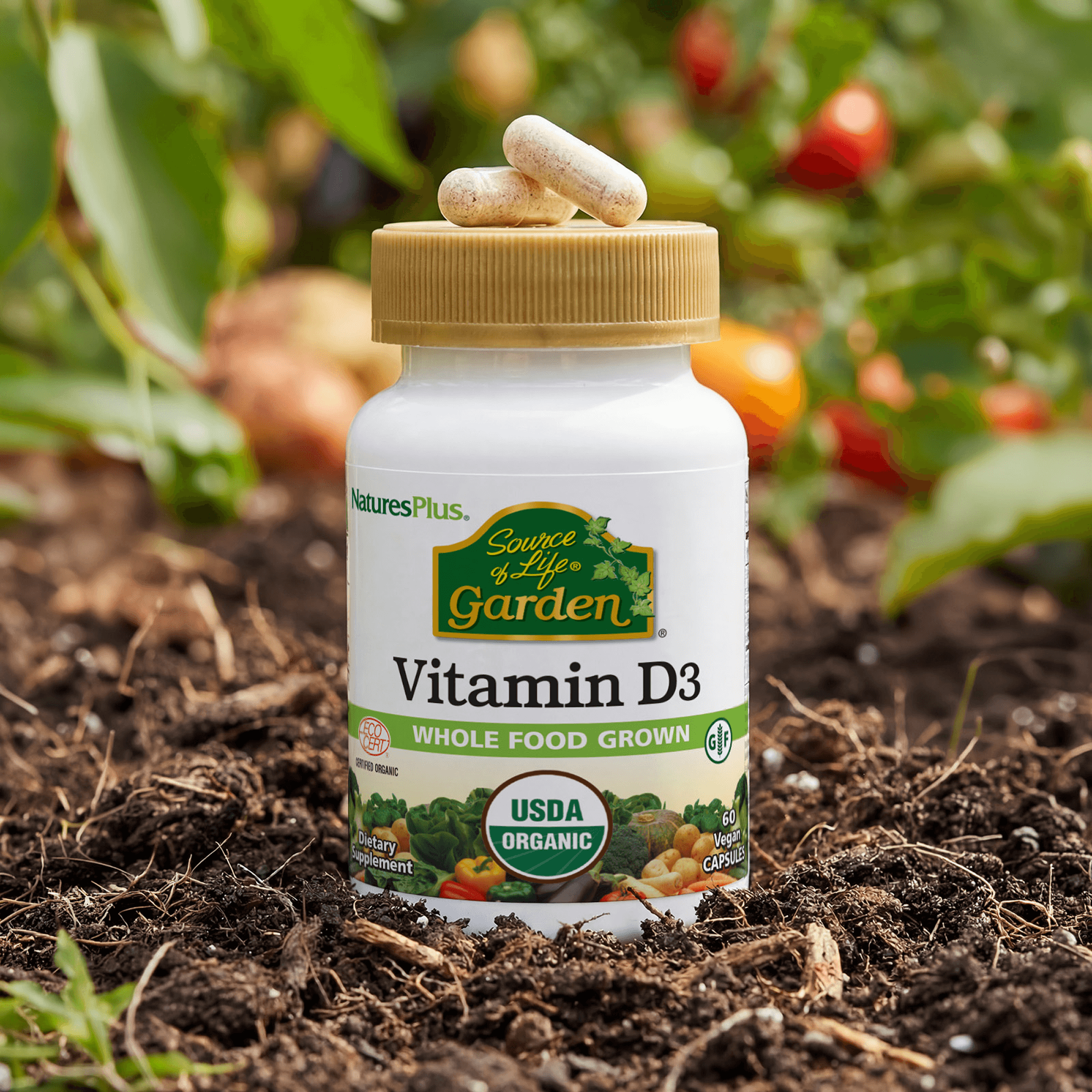 Source of Life® Garden Vitamin D3 Capsules - 60 Count