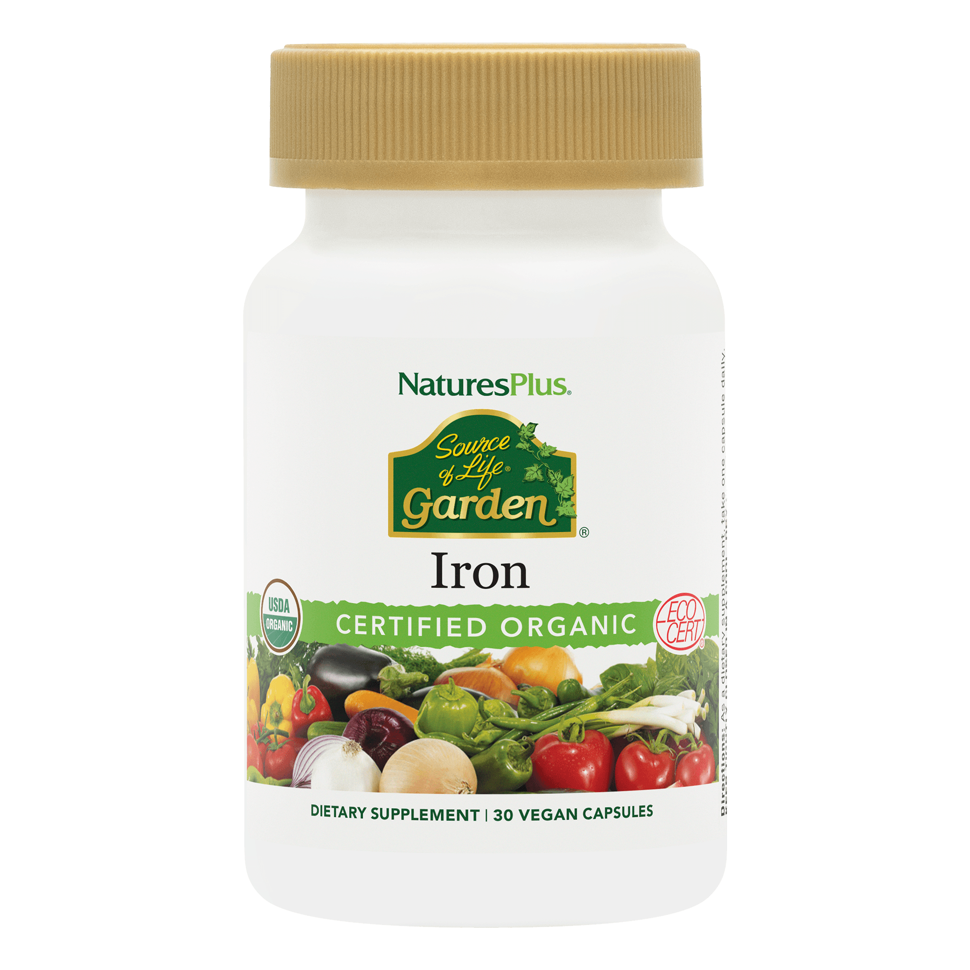 Source of Life® Garden Iron Capsules - 30 Count