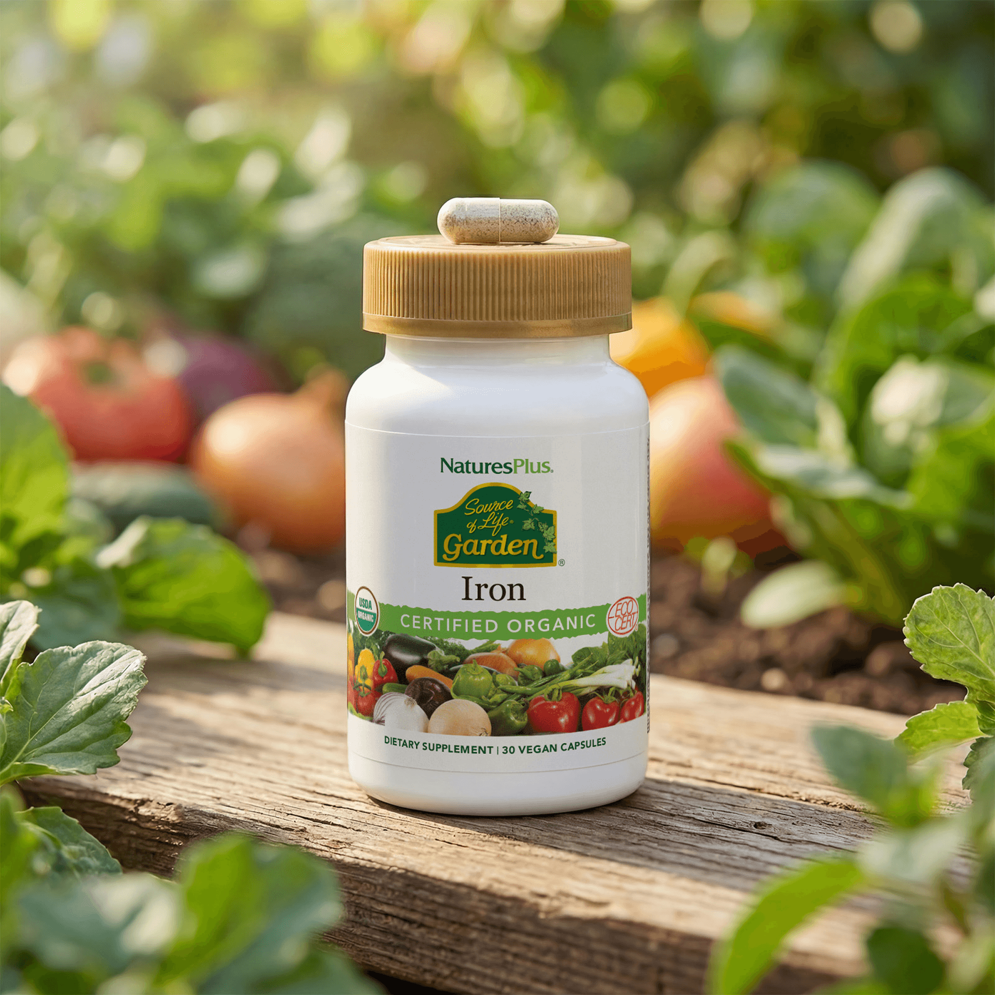 Source of Life® Garden Iron Capsules - 30 Count