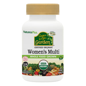 Frontal product image of Source of Life® Garden Women’s Multivitamin Tablets containing 90 Count