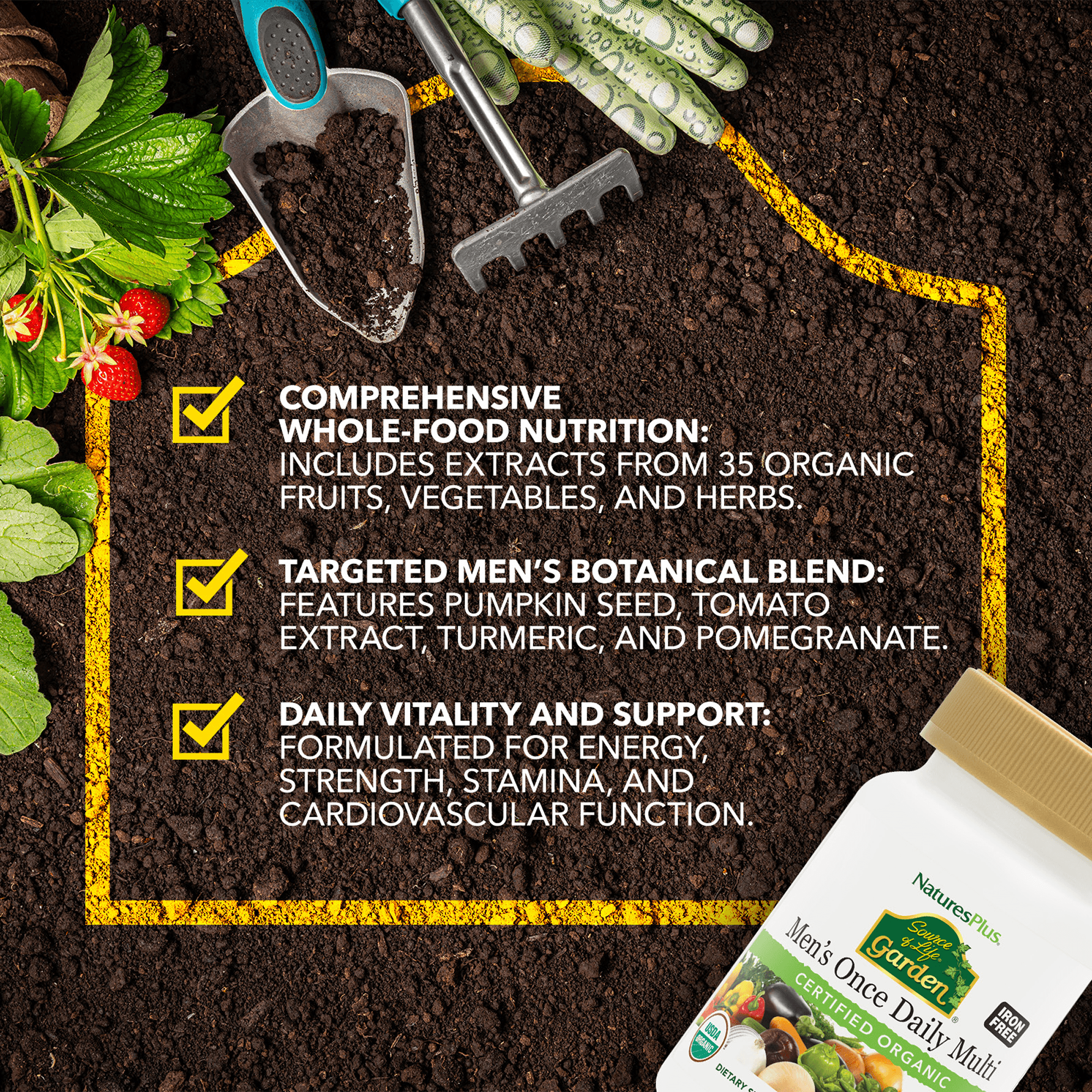 Source of Life® Garden Men’s Once Daily Multivitamin Tablets - 30 Count
