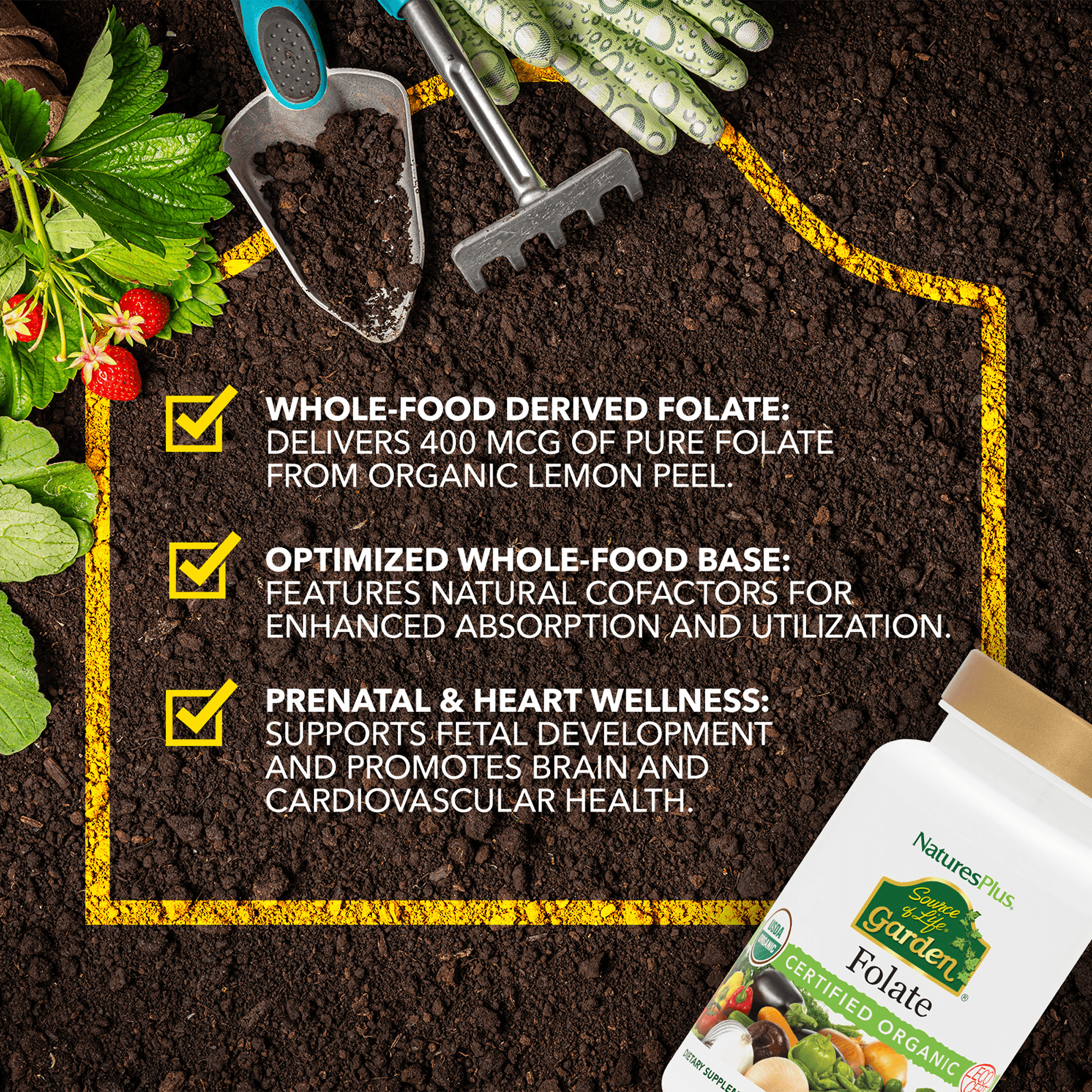 Source of Life® Garden Folate - 60 Count