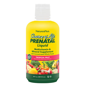 Frontal product image of Source of Life® Prenatal Multivitamin Liquid containing 30 FL OZ