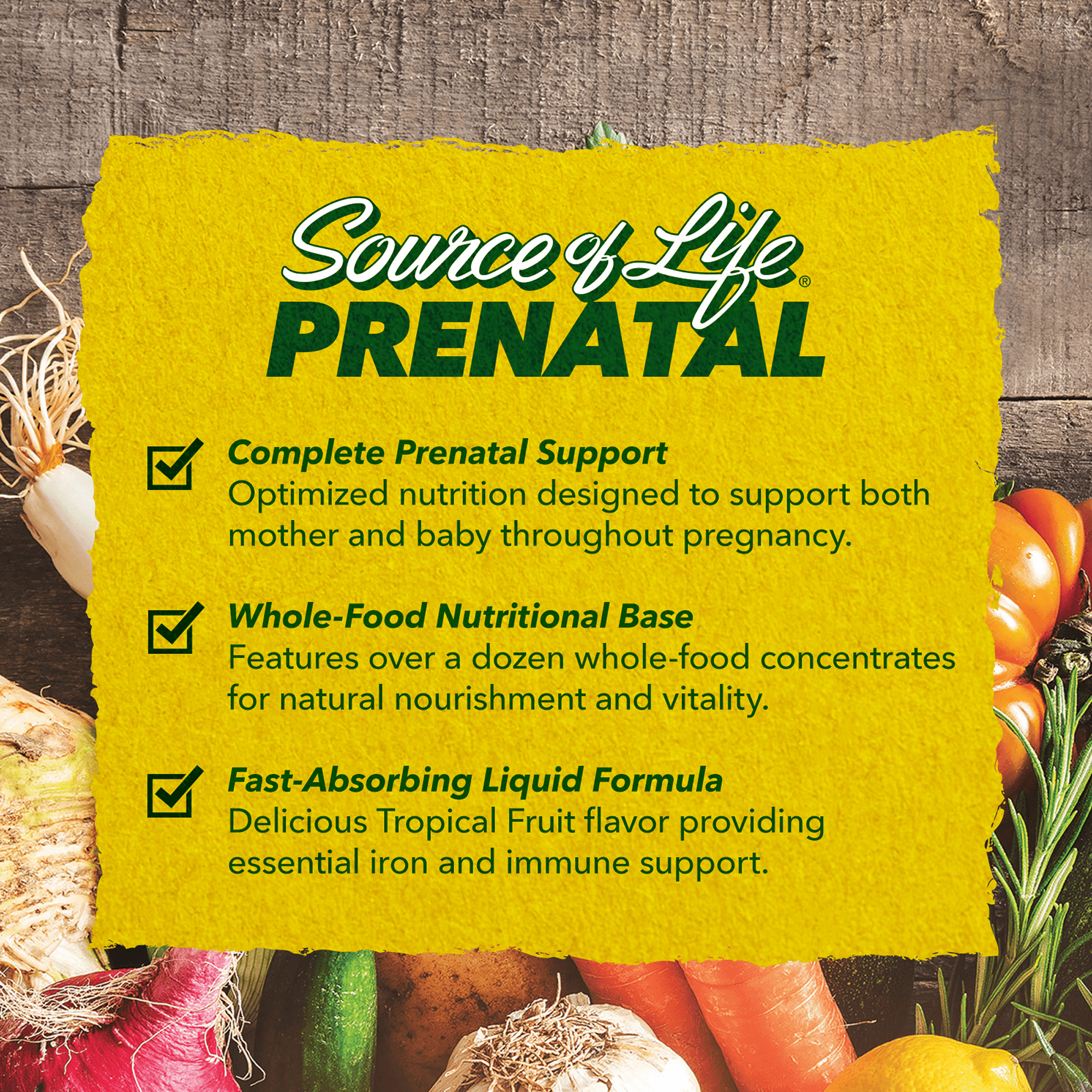 Source of Life® Prenatal Multivitamin Liquid - 30 FL OZ
