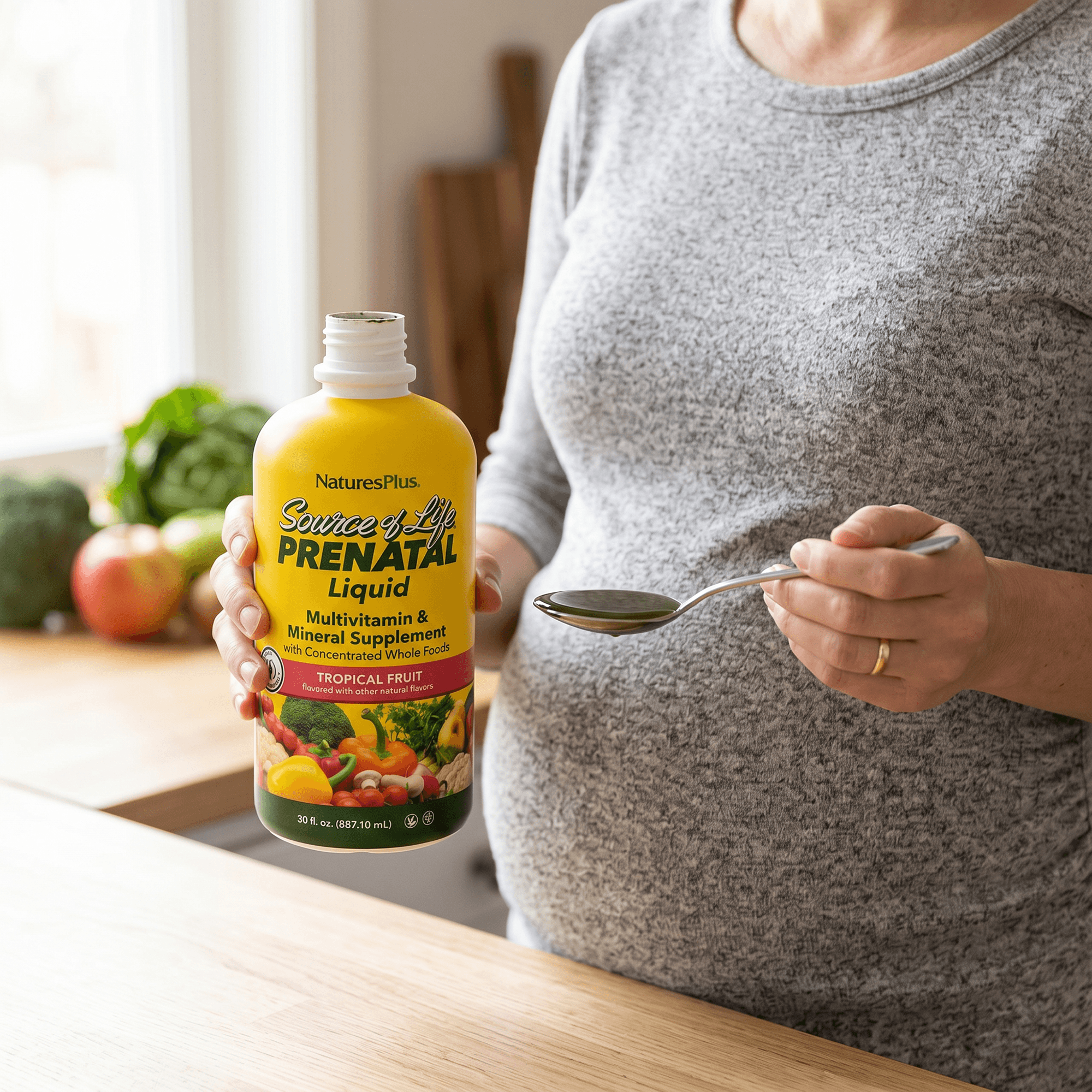 Source of Life® Prenatal Multivitamin Liquid - 30 FL OZ