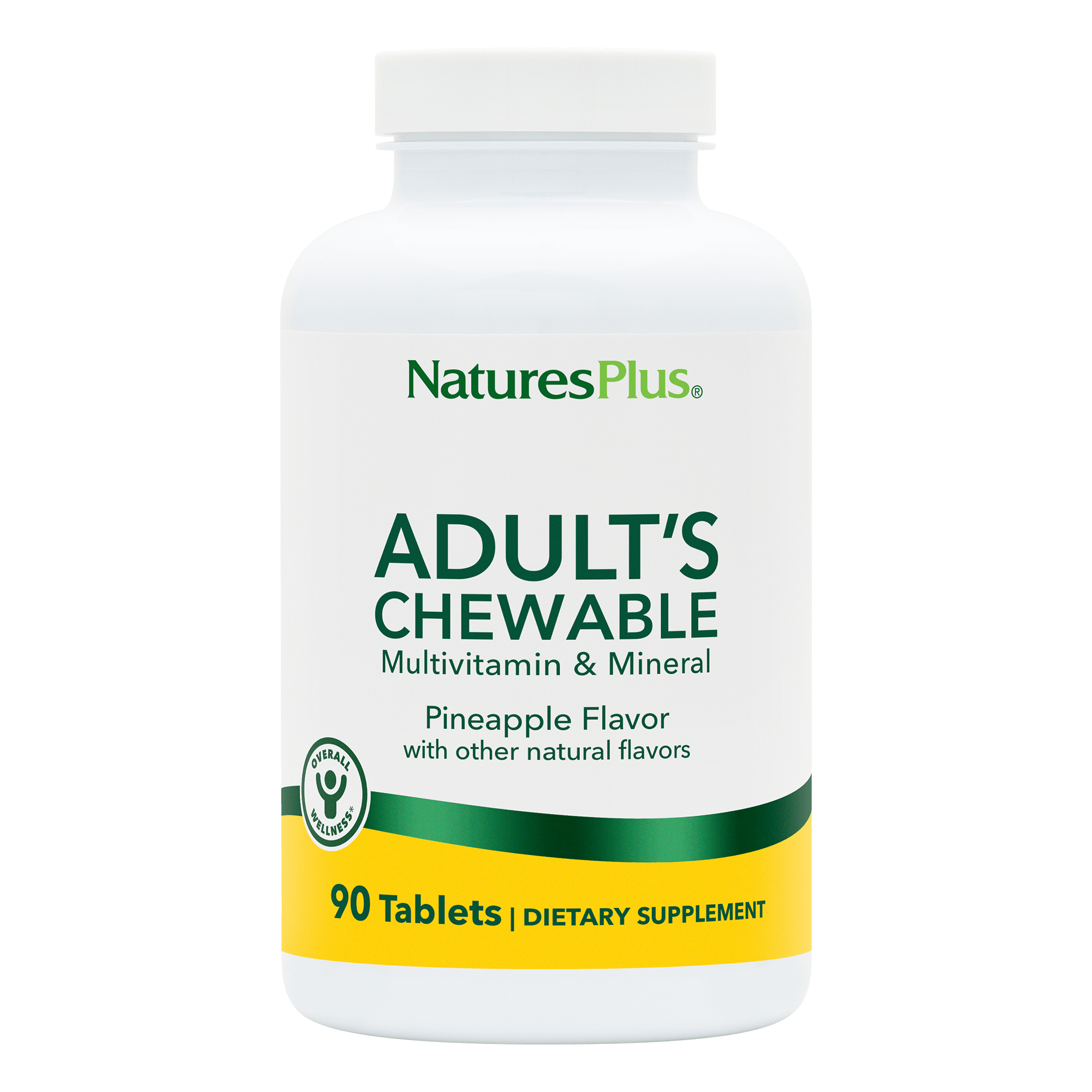 Adult's Multivitamin Chewables – Pineapple - 90 Count