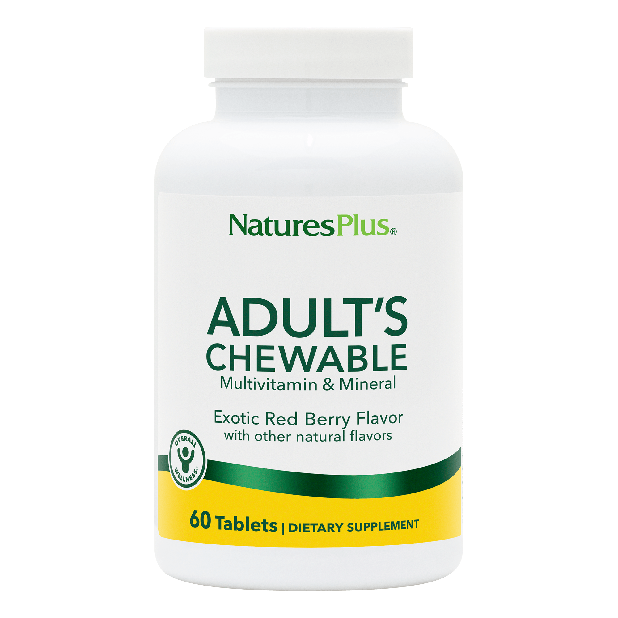 Adult's Multivitamin Chewables – Exotic Red Berry - 60 Count