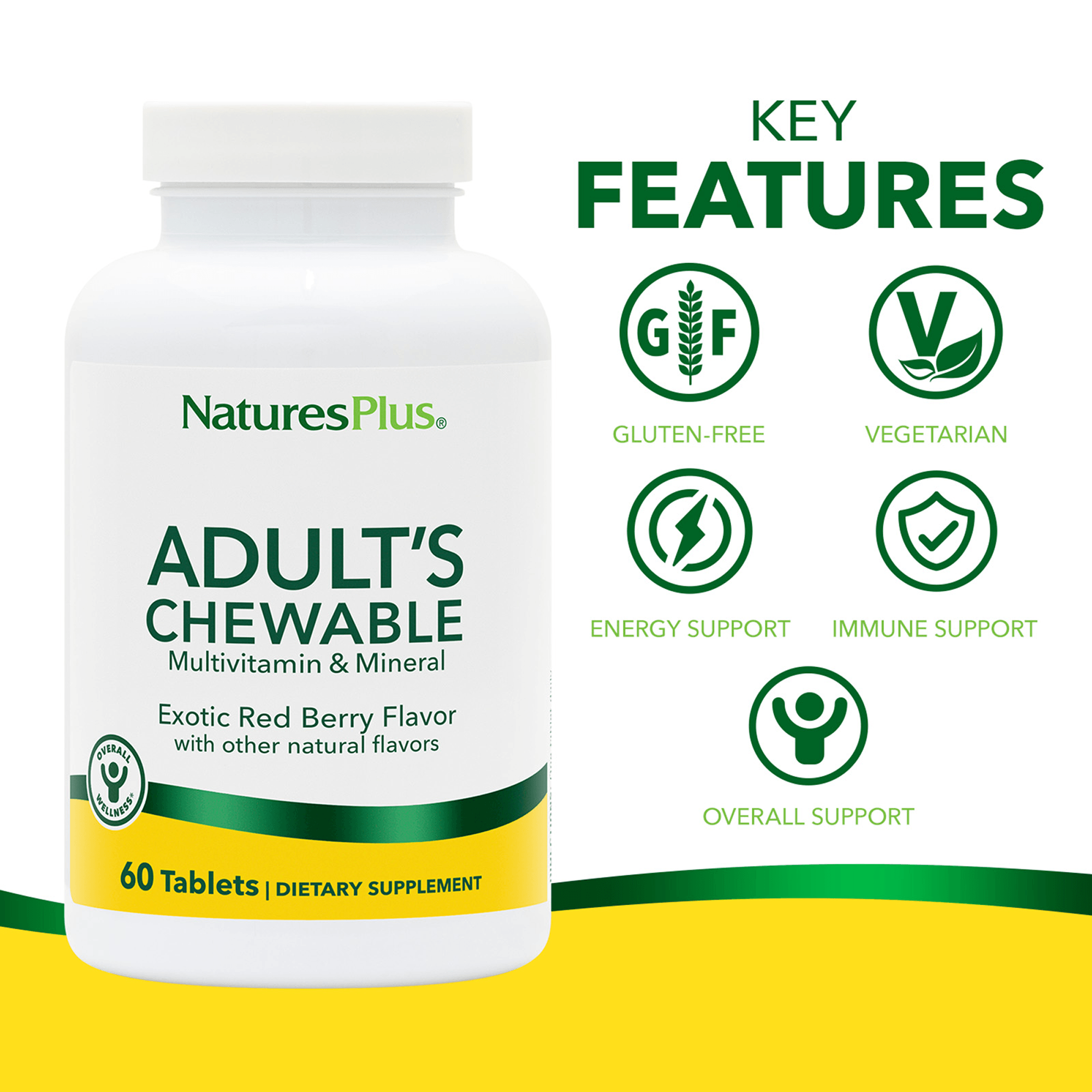 Adult’s Multivitamin Chewables - 60 Count