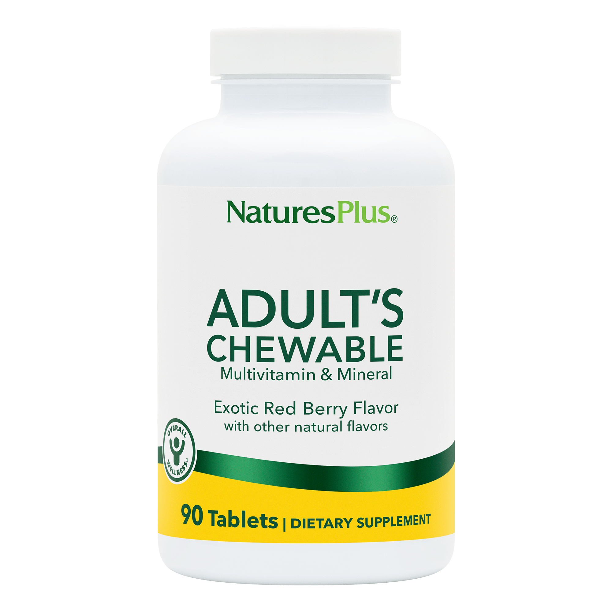 Adult's Multivitamin Chewables – Exotic Red Berry - 90 Count